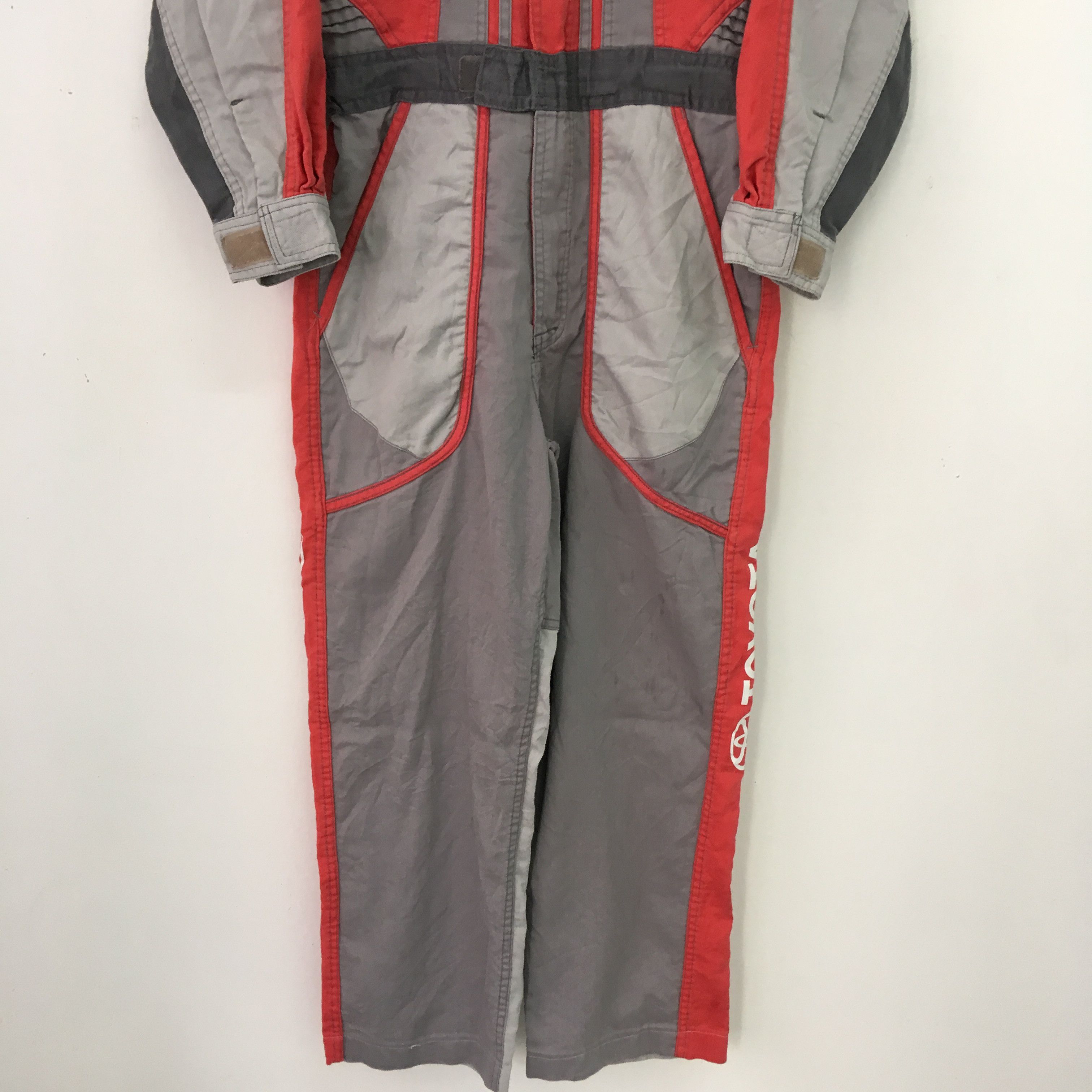 Vintage Vintage Toyota Motorsport Techno Workers Wear Coveralls Size US 30 / EU 46 - 3 Thumbnail