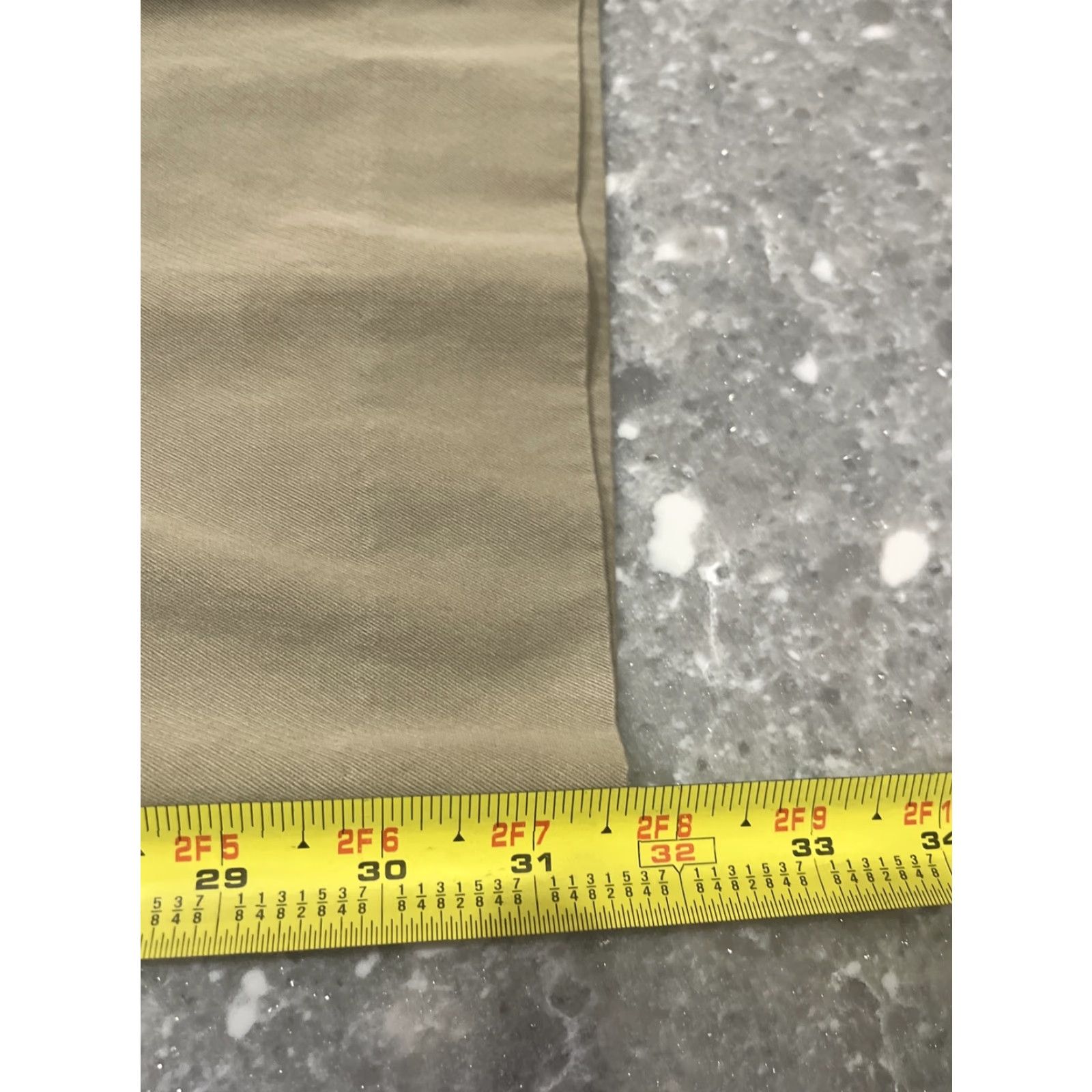 Tommy Bahama Tommy Bahama Pants Mens 34X32 Beige Khaki Silk Blend Chino Trouser Flat Front Flat Front Zip Pockets Straight Line Casual Workwear 34 32 Size US 34 / EU 50 - 6 Thumbnail