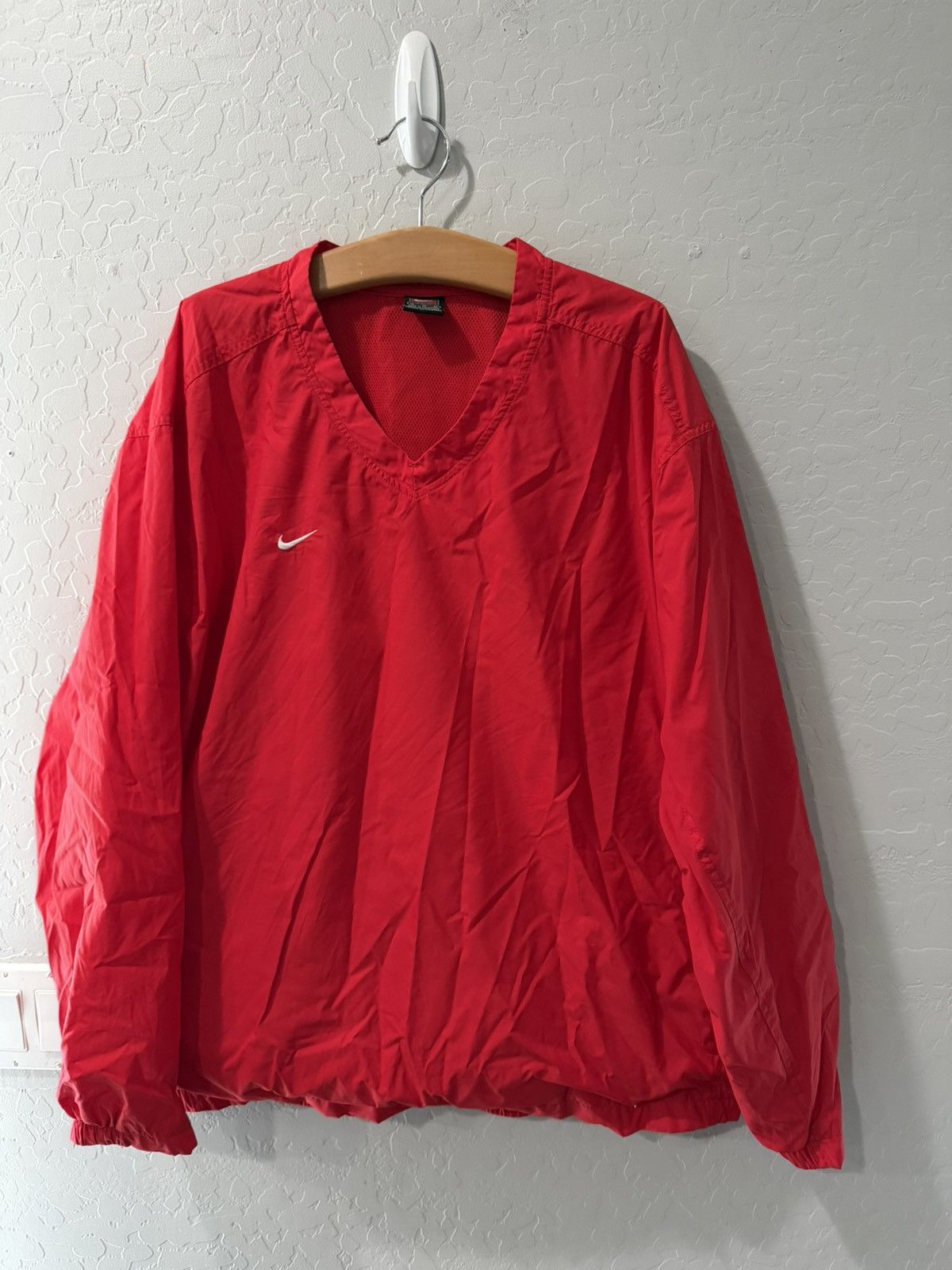 Nike Vintage Nike V-Neck Pullover Windbreaker Size XL Bin 1 Size US XL / EU 56 / 4 - 1 Thumbnail