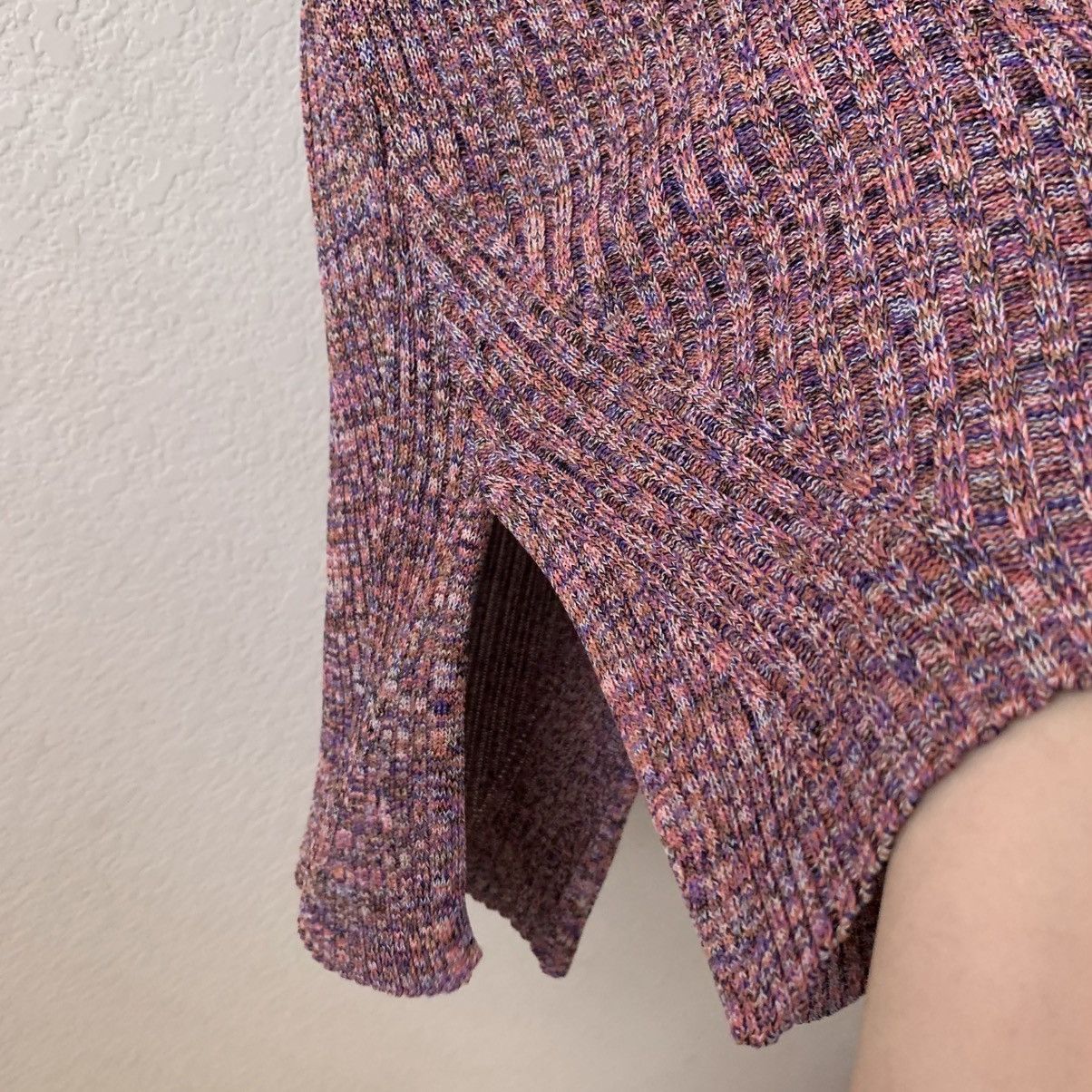 Zimmermann Zimmermann pink multi rainbow knit top split hem Size S / US 4 / IT 40 - 17 Thumbnail