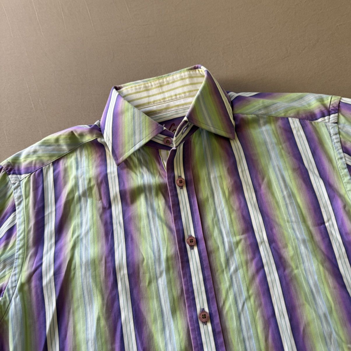 Robert Graham Robert Graham Striped LONG SLEEVE BUTTON DOWN SHIRT Size US M / EU 48-50 / 2 - 5 Thumbnail