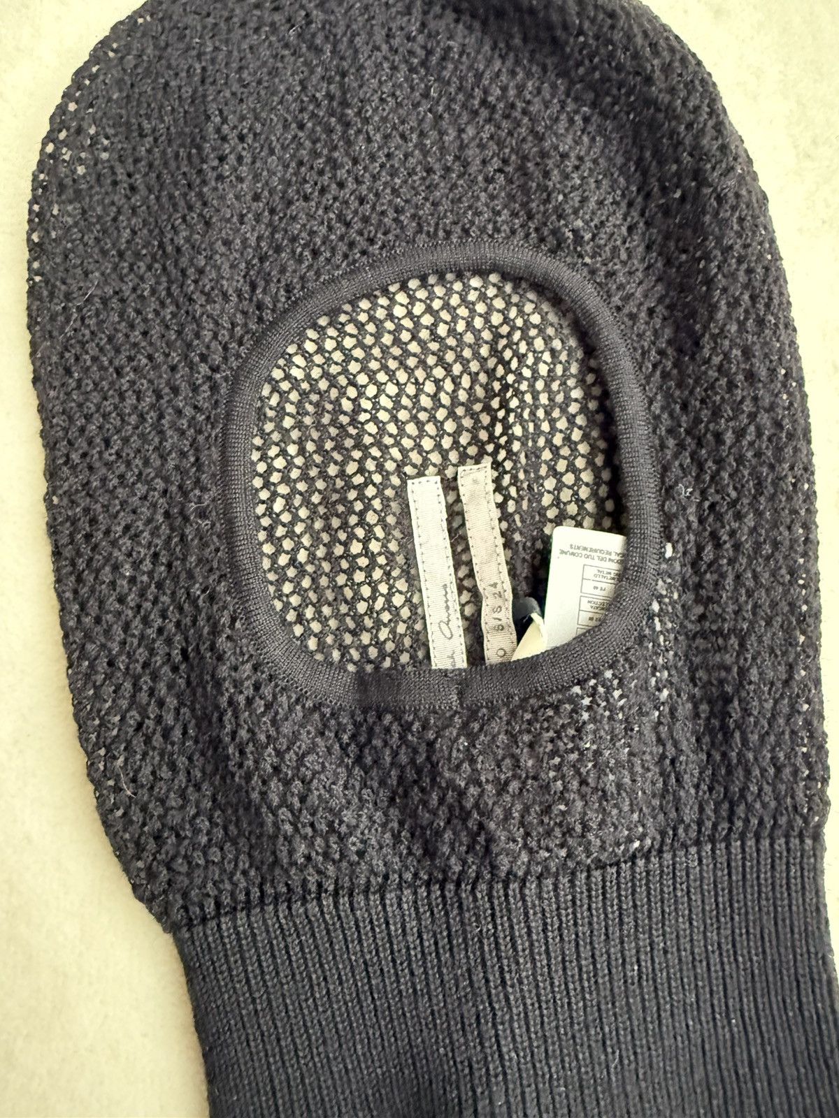 Rick Owens SS24 Rick Owens Lido balaclava grail skull hat Size ONE SIZE - 12 Thumbnail