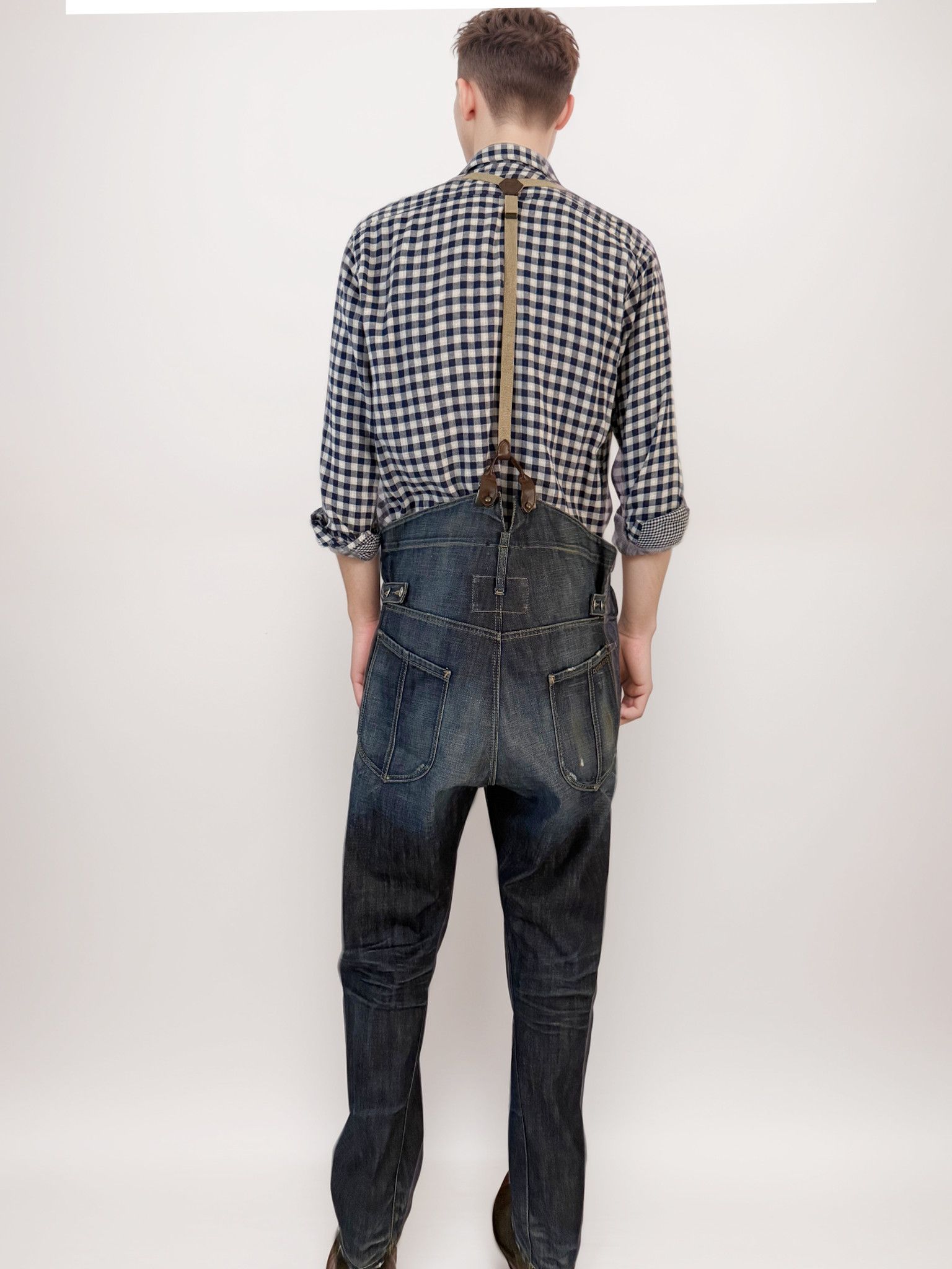Dsquared2 Distressed Jeans With Suspenders Size US 32 / EU 48 - 2 Thumbnail