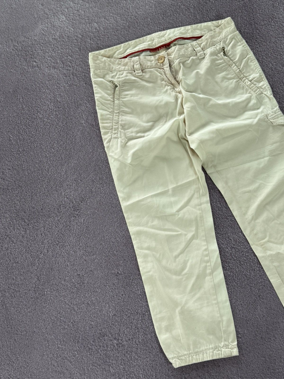 Prada Prada 00s Vintage Glamour Cargo Pants - Baggy Fit Size 34" / US 12 / IT 48 - 5 Thumbnail