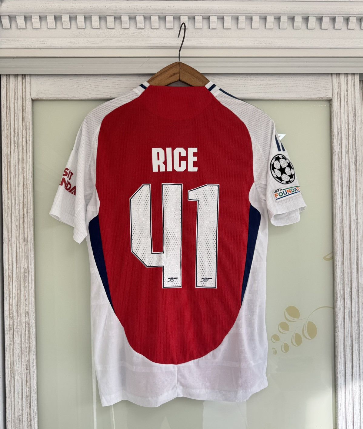Adidas Rice #41 Arsenal 2024-2025 Home Soccer Jersey Football Shirt Size US M / EU 48-50 / 2 - 1 Thumbnail