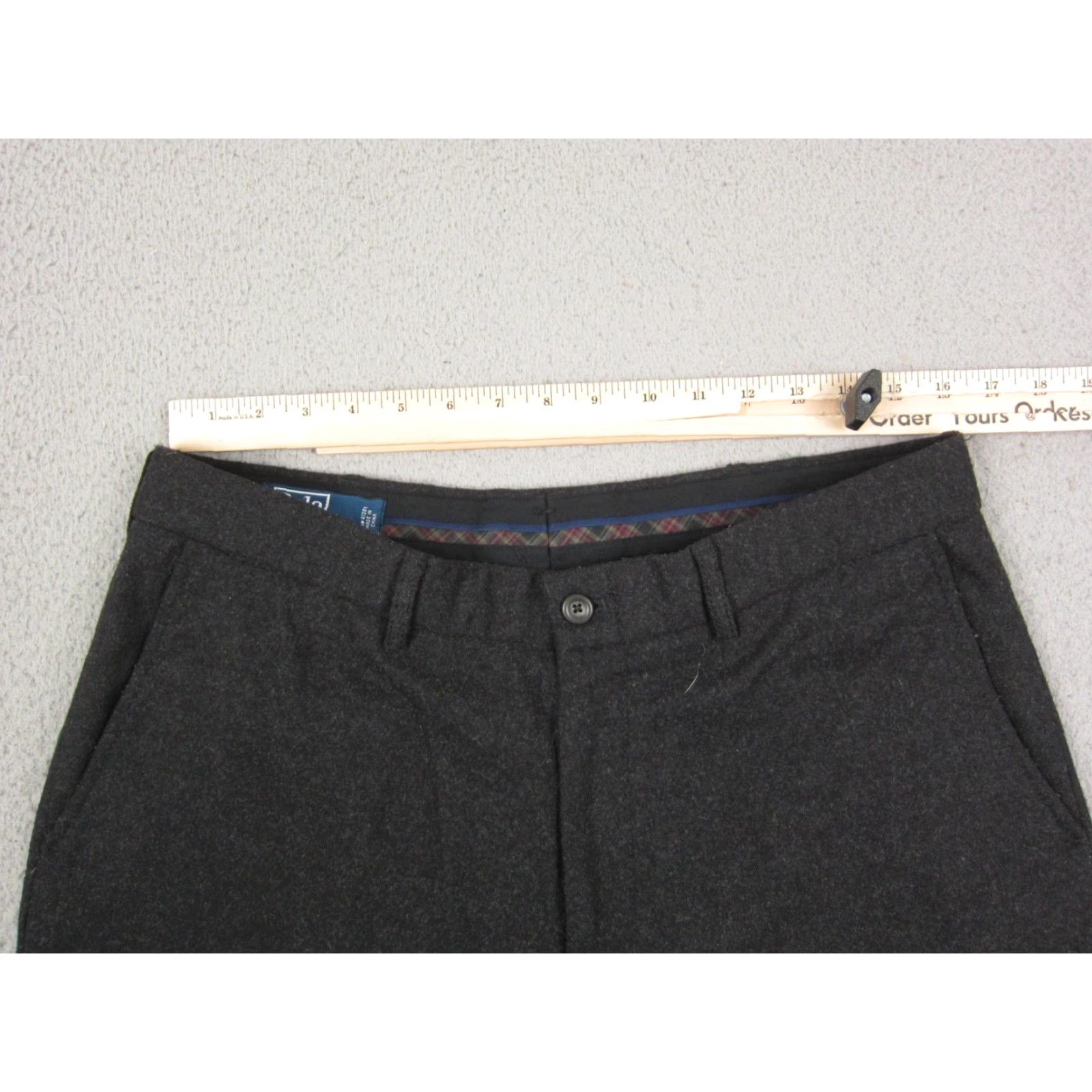 Polo Ralph Lauren Polo Ralph Lauren Pants Mens 34 Long Black Wool Chino Straight Size US S / EU 44-46 / 1 - 7 Thumbnail