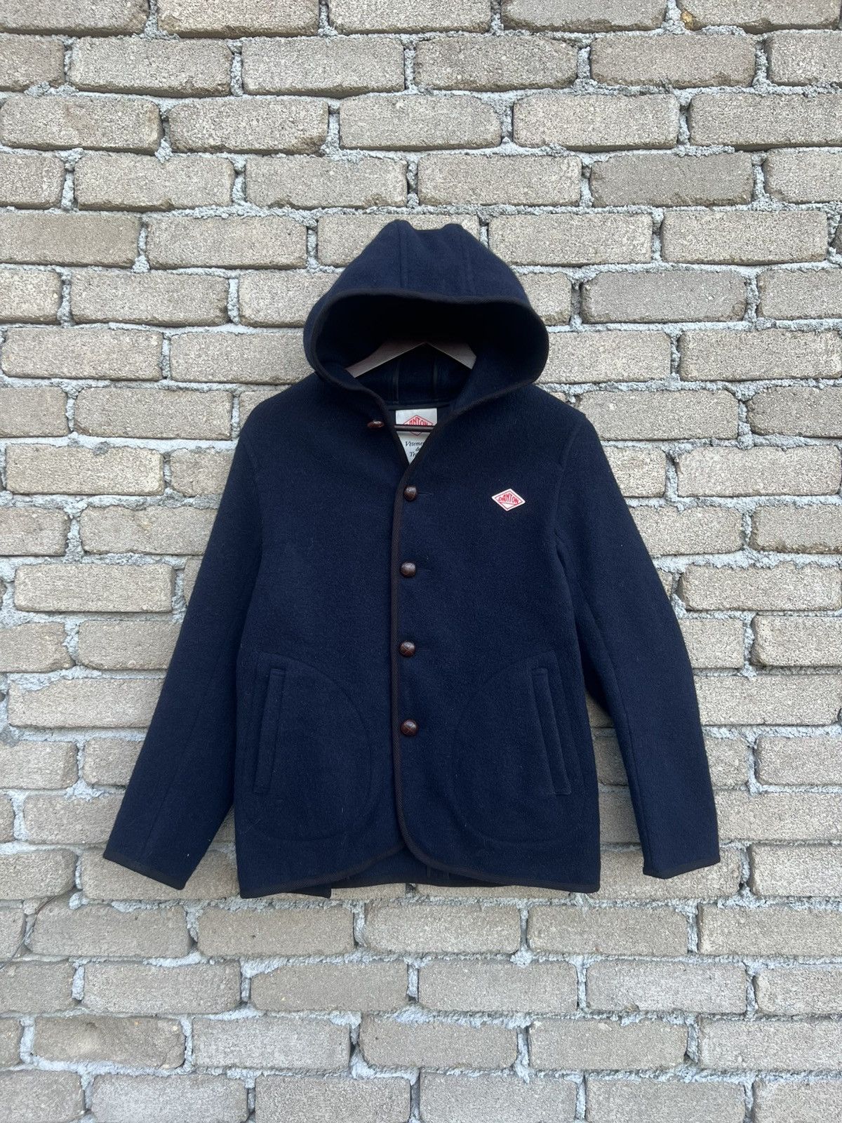 Danton Danton Vetements de Travail Wool Jacket With Hoodie Size XS / US 0-2 / IT 36-38 - 2 Thumbnail