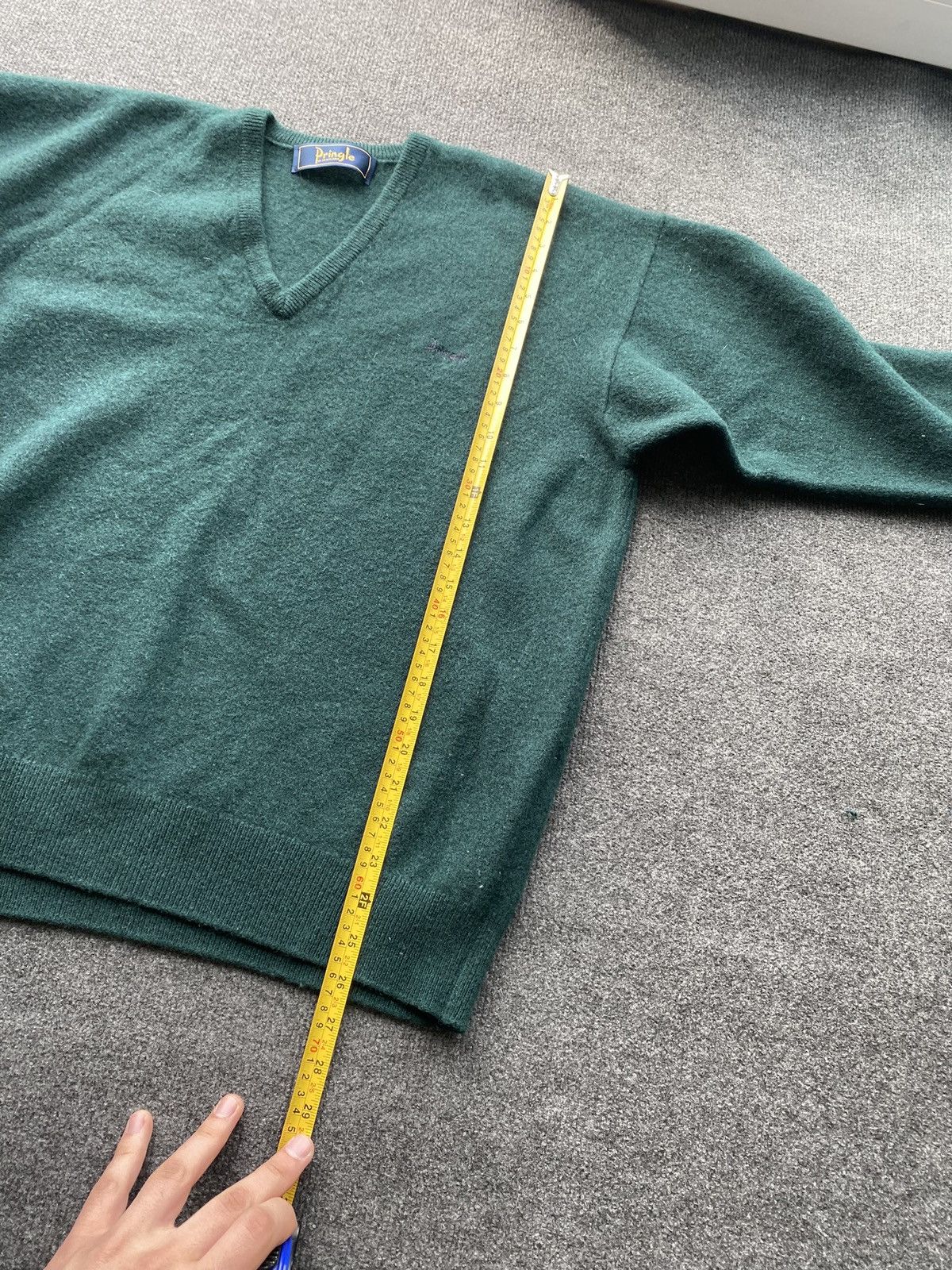 Pringle Of Scotland 🔥Pringle Scotland pure new wool v neck sweater mens Size US XL / EU 56 / 4 - 9 Thumbnail