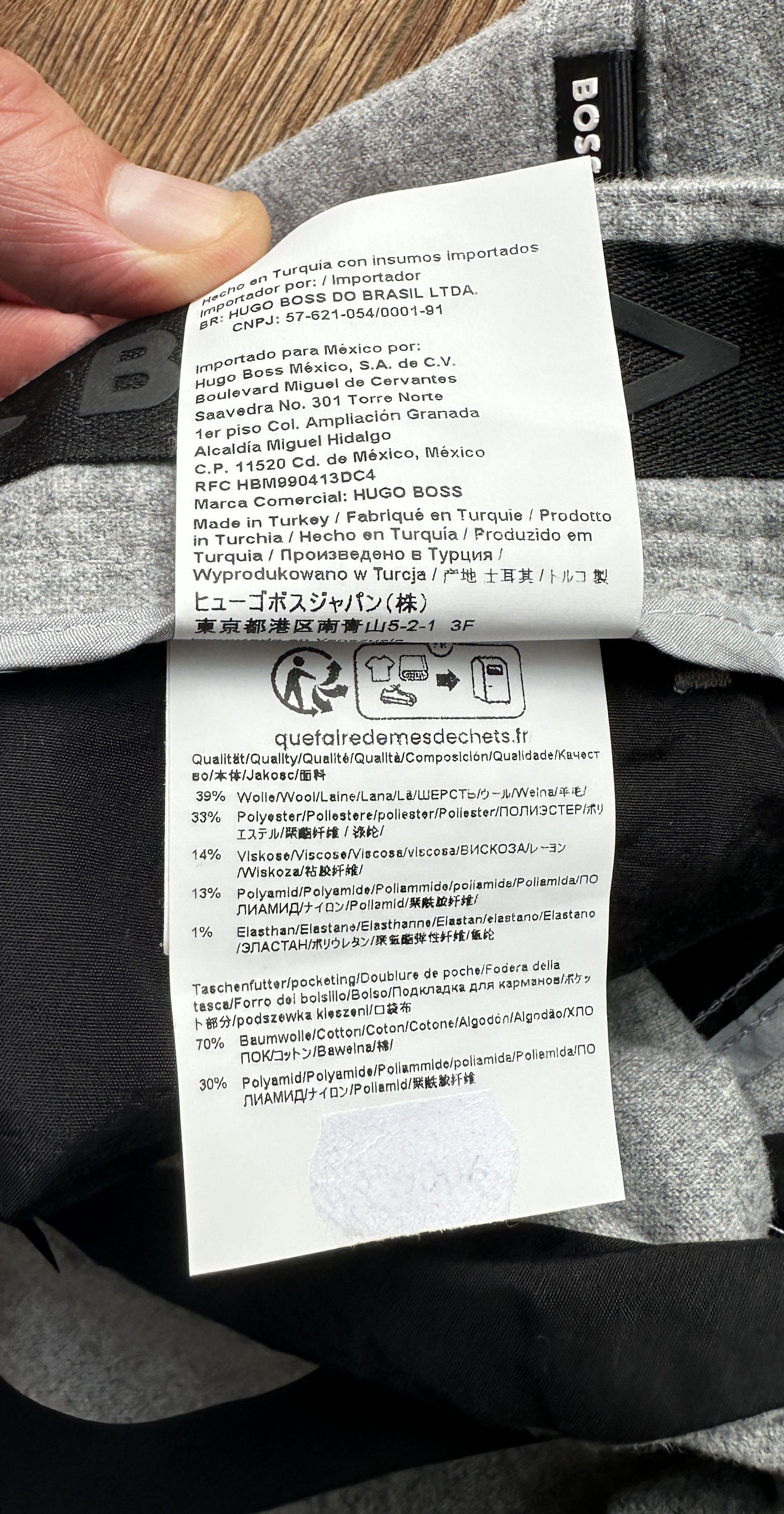 Hugo Boss HUGO BOSS Performance Active Winter Tech Flannel Pants Size US 36 / EU 52 - 17 Thumbnail