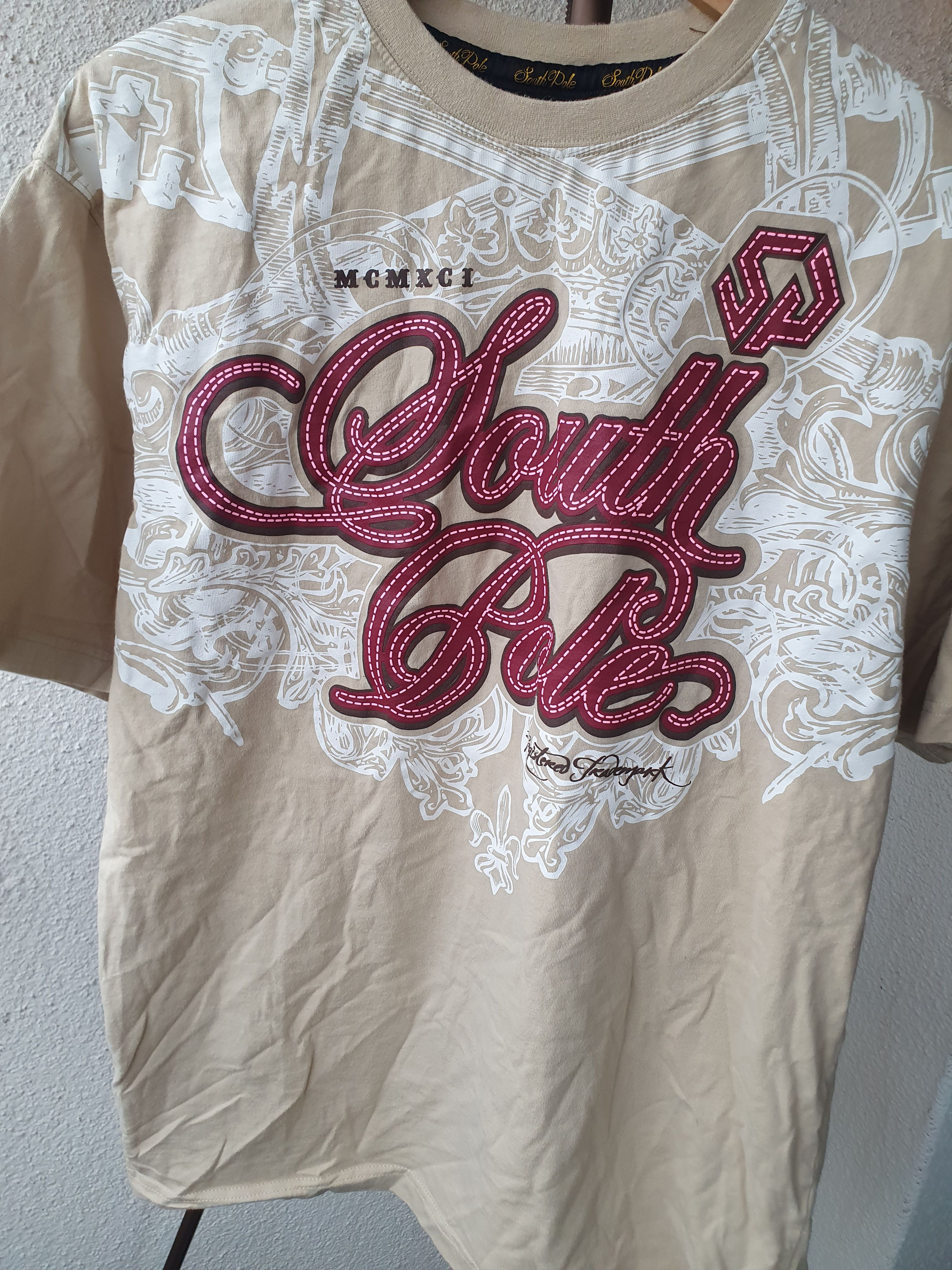 Southpole × Vintage Southpole Puff Print Spell Out Vintage Y2K t-shirt sz M Size US M / EU 48-50 / 2 - 1 Thumbnail