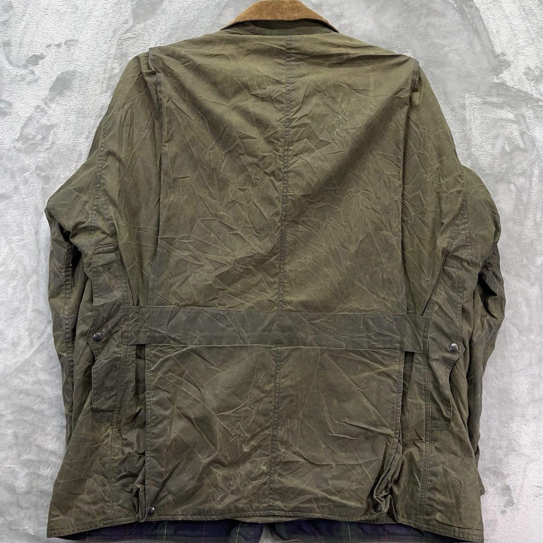 Polo Ralph Lauren VTG Polo Ralph Lauren Sportsman jacket Men XL waxed Lined cotton canvas Military Jacket Army Hunting 90s Green - Mens Size US XL / EU 56 / 4 - 2 Thumbnail