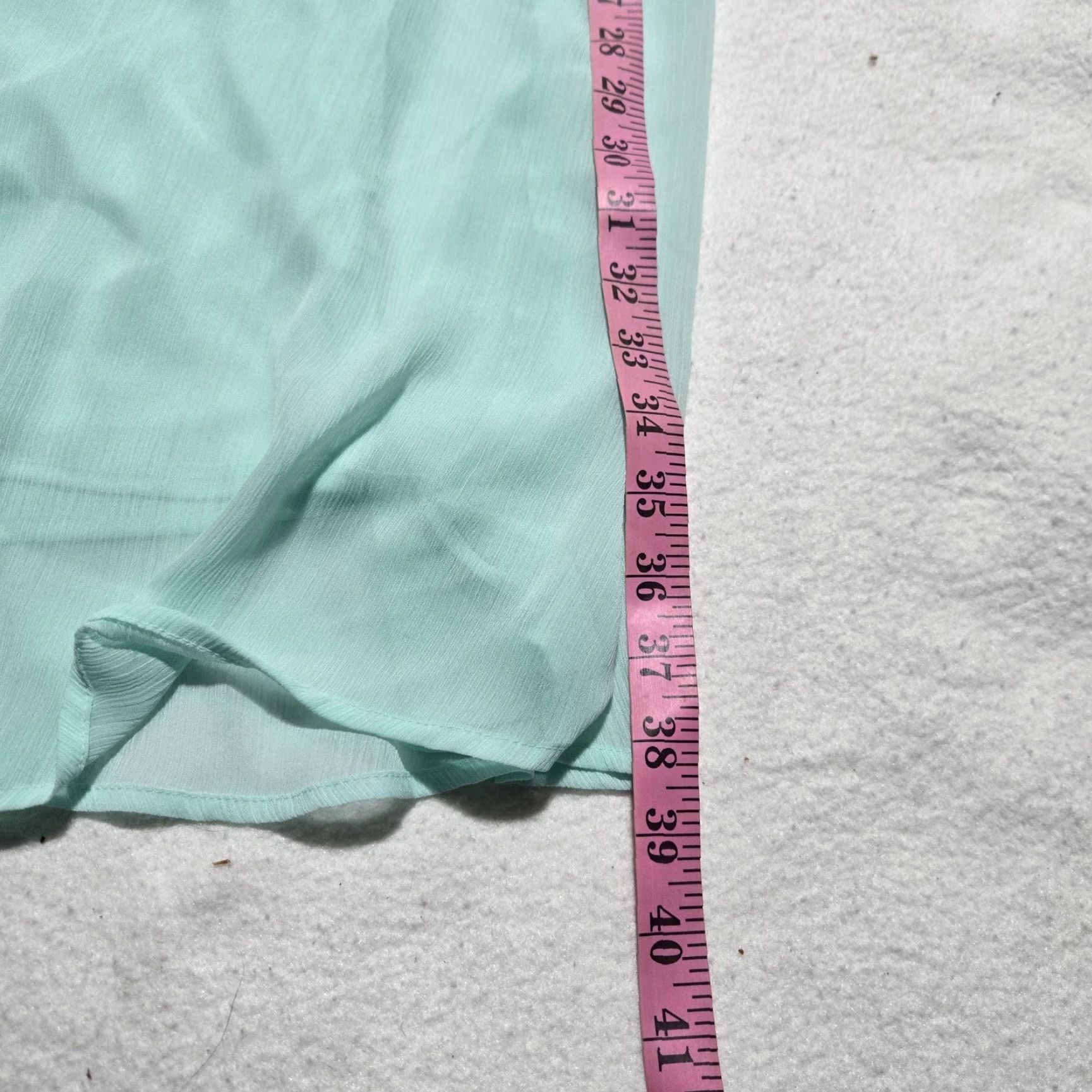 Old Navy Old Navy Skirt Adult Large Blue Spandex Knit High Rise Flare Below Knee Casual Summer Women’s L Blue Vintage No Size 36" / US 14 / IT 50 - 6 Thumbnail