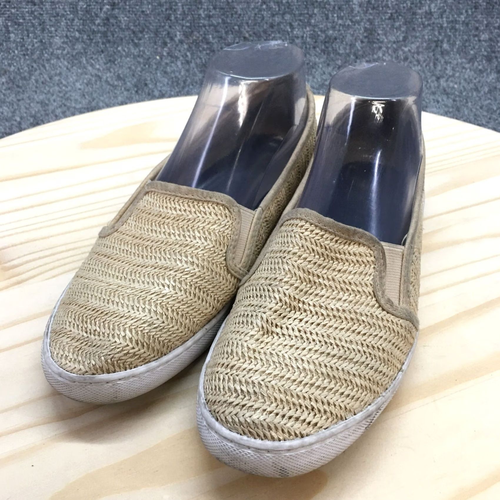 Nautica Nautica Shoes Womens 7.5 Sunchaser Slip On Loafers Beige Casual Low Top Round Size M / US 6-8 / IT 42-44 - 3 Thumbnail