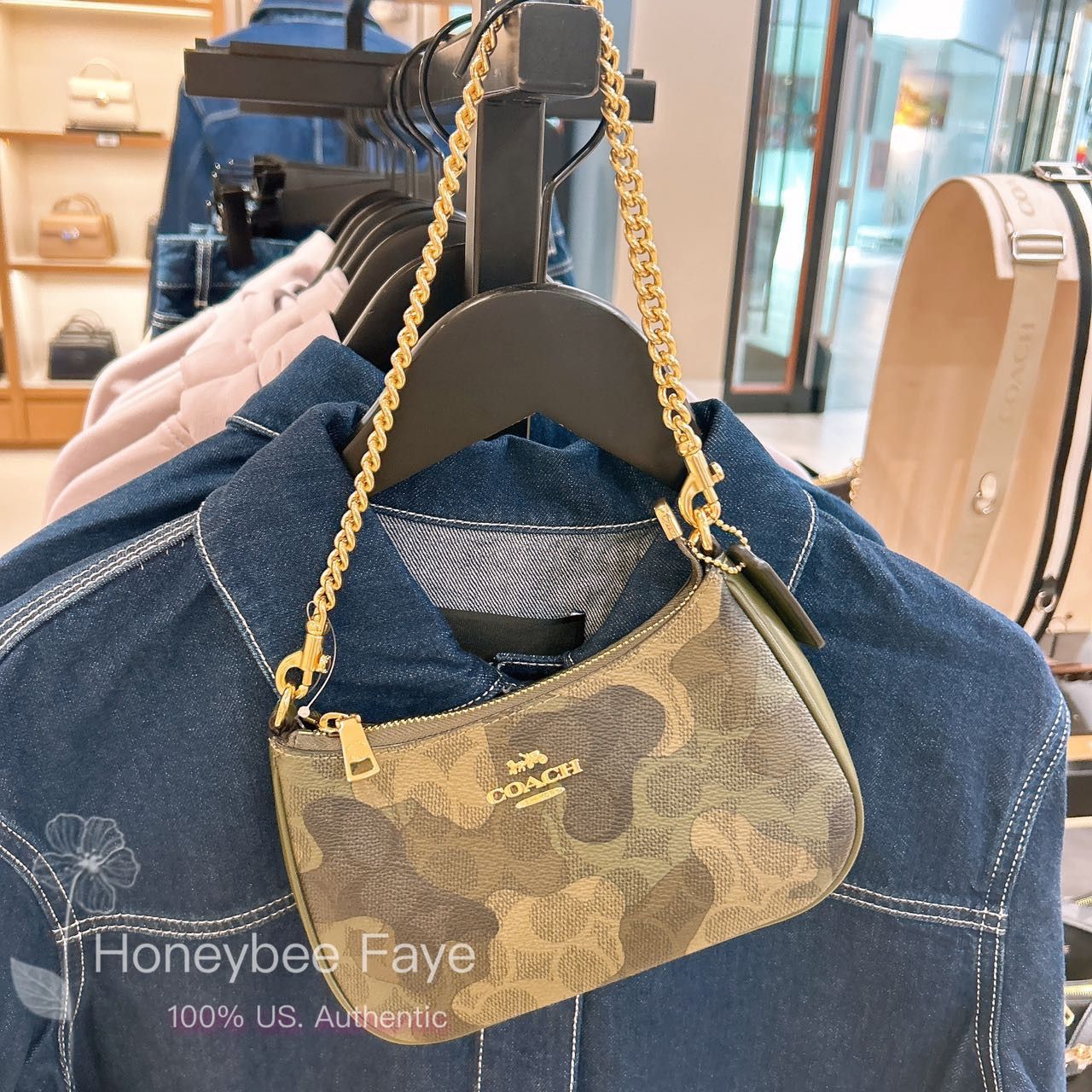 Coach Teri Mini Crossbody Bag In Signature Camo Print CW320 Size ONE SIZE - 4 Thumbnail