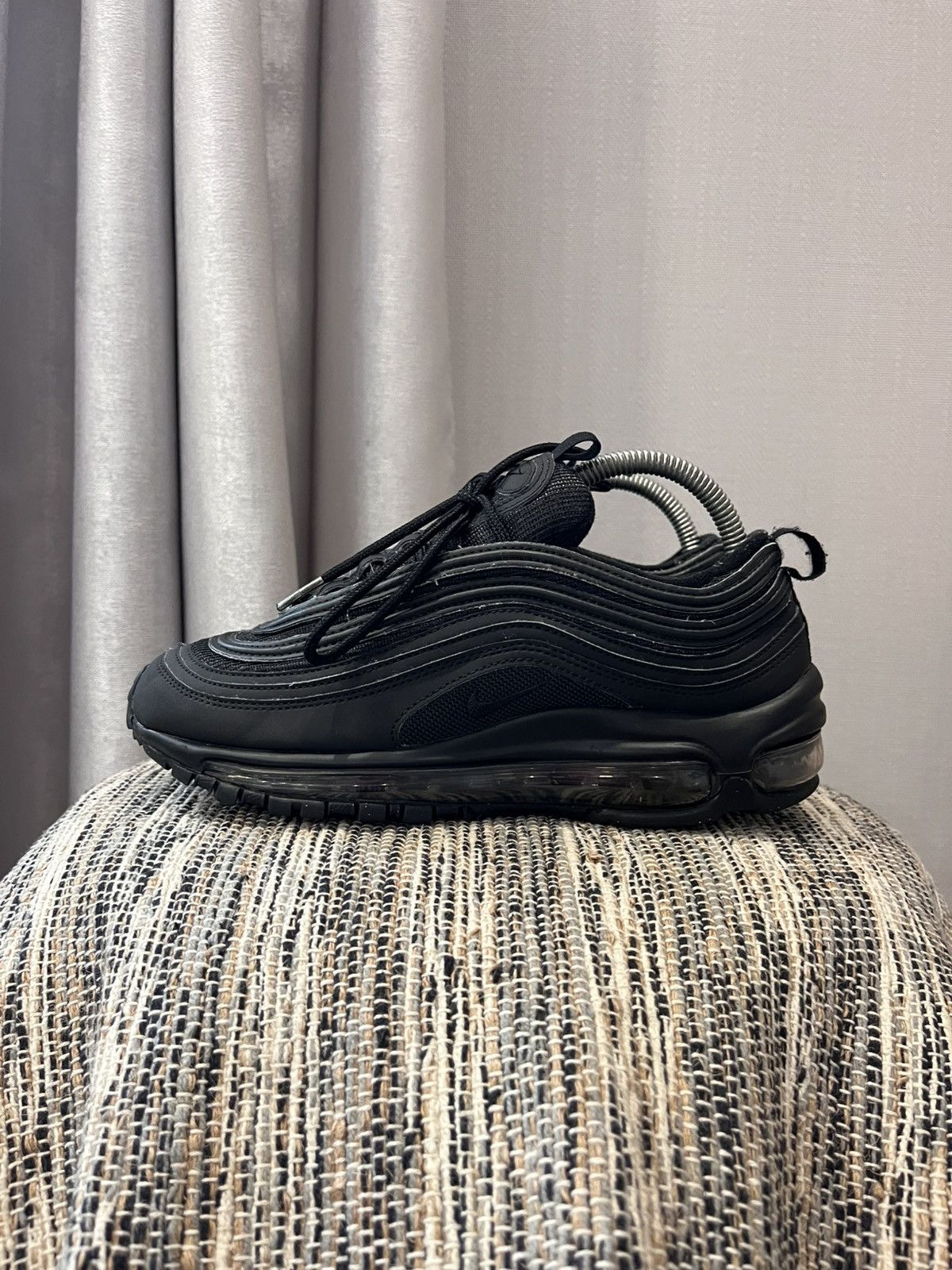 Nike Nike Air Max 97 Black sneakers swoosh minimalistic Size US 8 / IT 38 - 1 Thumbnail
