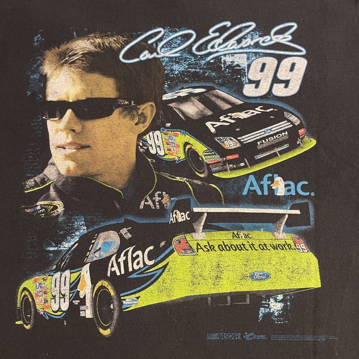 Chase Authentics Carl Edwards #99 Aflac Chase Authentics Vintage T Shirt Size US L / EU 52-54 / 3 - 4 Thumbnail