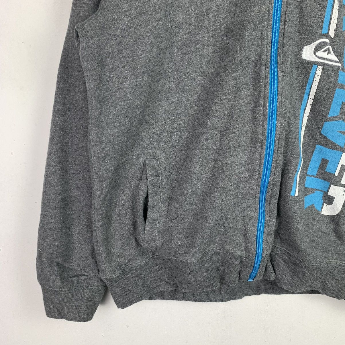 Quiksilver × Vintage Vintage Quiksilver Zip Up Hoodie Size US L / EU 52-54 / 3 - 6 Thumbnail