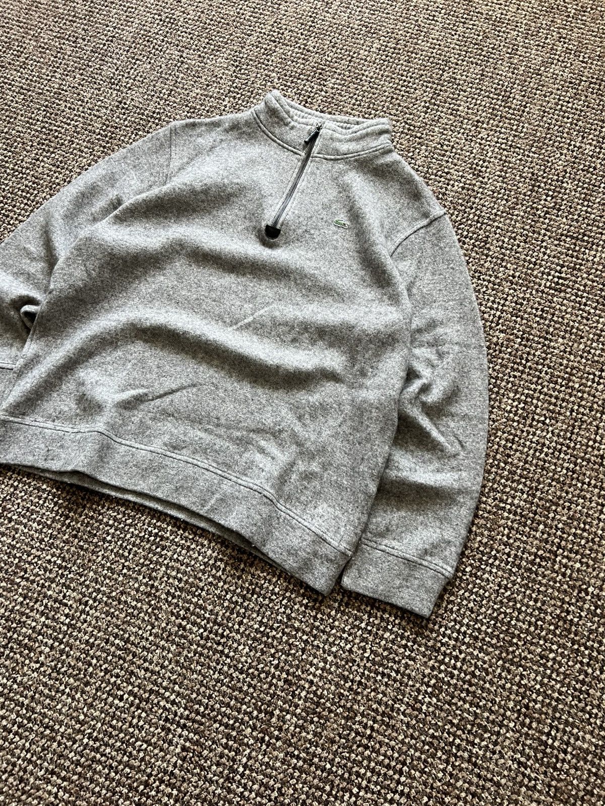 Lacoste Lacoste Jumper 1/4 Zip Sweater Pullover Grey Casual classic Size US XXL / EU 58 / 5 - 4 Thumbnail