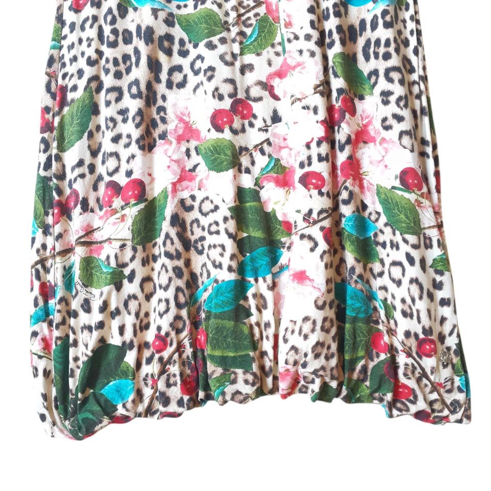 Roberto Cavalli Vintage Roberto Cavalli Leopard Floral Print Mini Dress Size M / US 6-8 / IT 42-44 - 6 Thumbnail