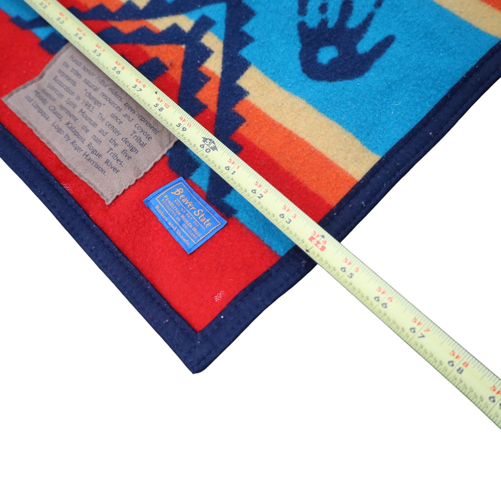 Pendleton VTG Pendleton The Confederated Tribes of Grand Ronde Blanket Size ONE SIZE - 10 Thumbnail