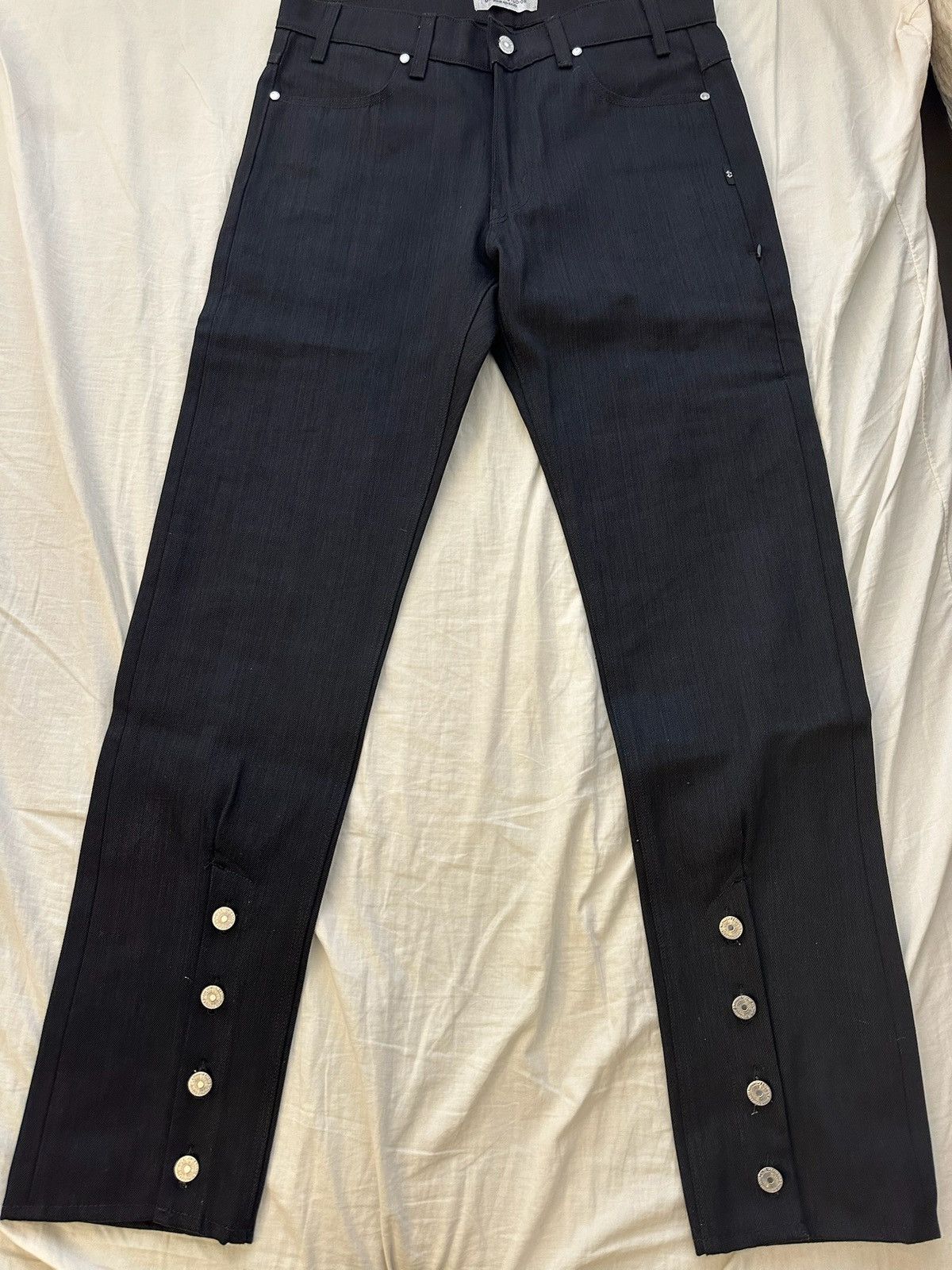Midnight Studios MIDNIGHT STUDIOS HOLLYWOOD 5-POCKET JEANS DENIM BLACK 34 Size US 34 / EU 50 - 1 Thumbnail