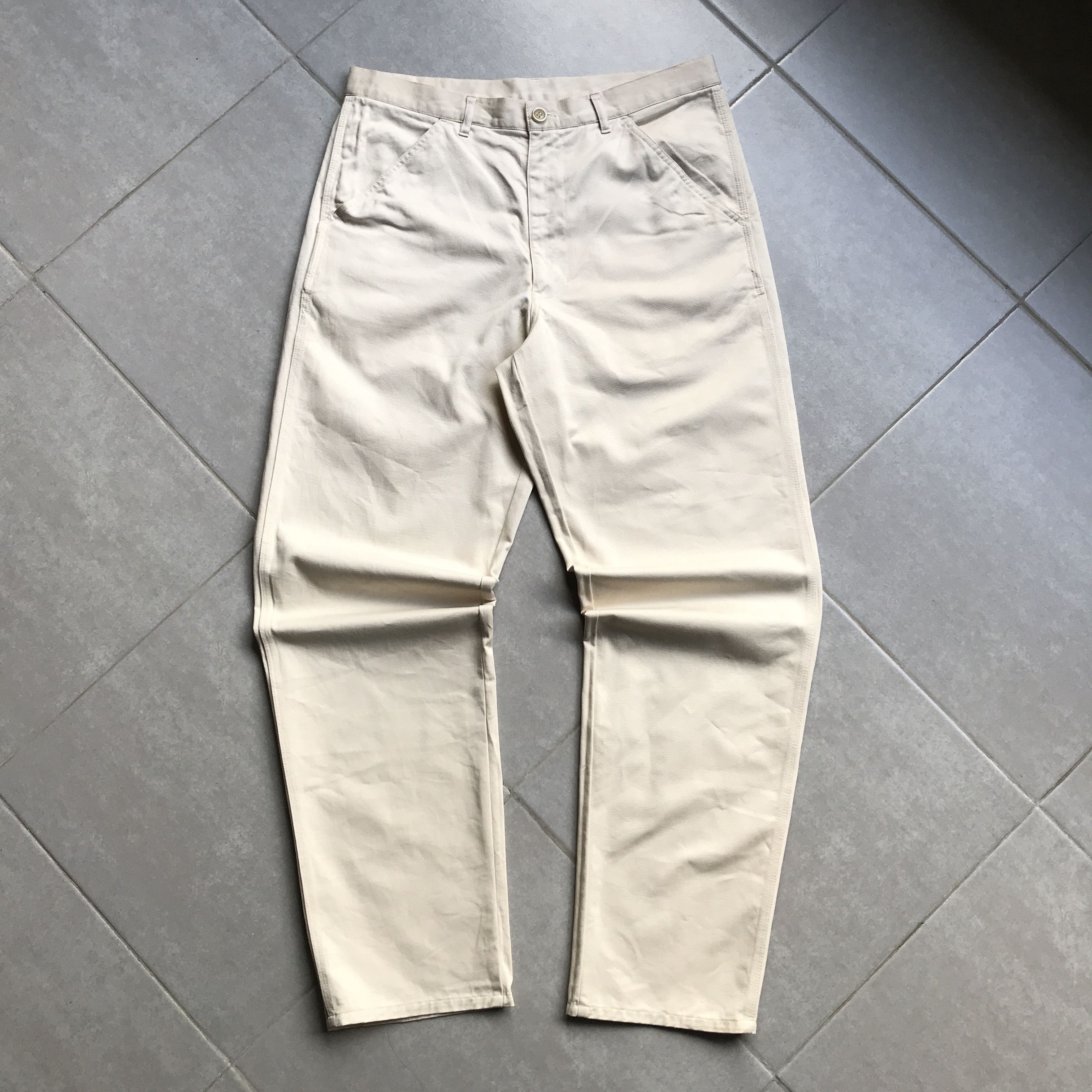 Comme des Garcons SHIRT Comme des Garcons Shirt Beige Trouser Size US 34 / EU 50 - 7 Thumbnail