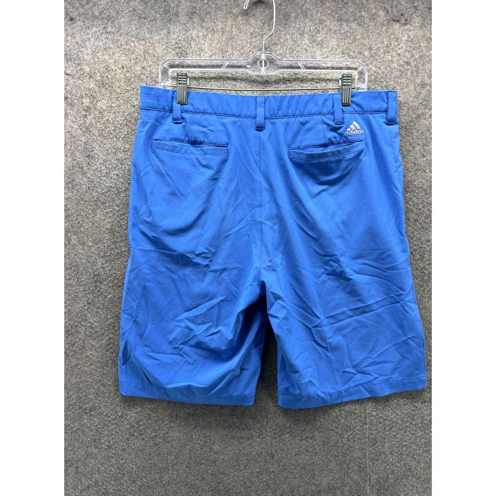 Adidas Adidas Shorts Mens 34 Blue Golf Chino Microfiber Stretch Casual Summer 365 Size US 34 / EU 50 - 2 Thumbnail