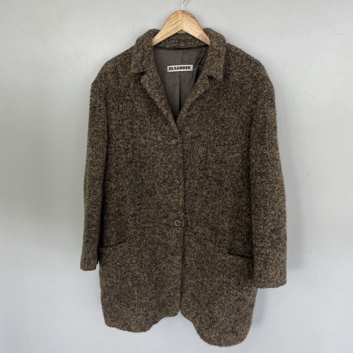 Designer × Jil Sander Wool cardi coat Jil Sander Brown wool alpaca size M Size M / US 6-8 / IT 42-44 - 7 Thumbnail