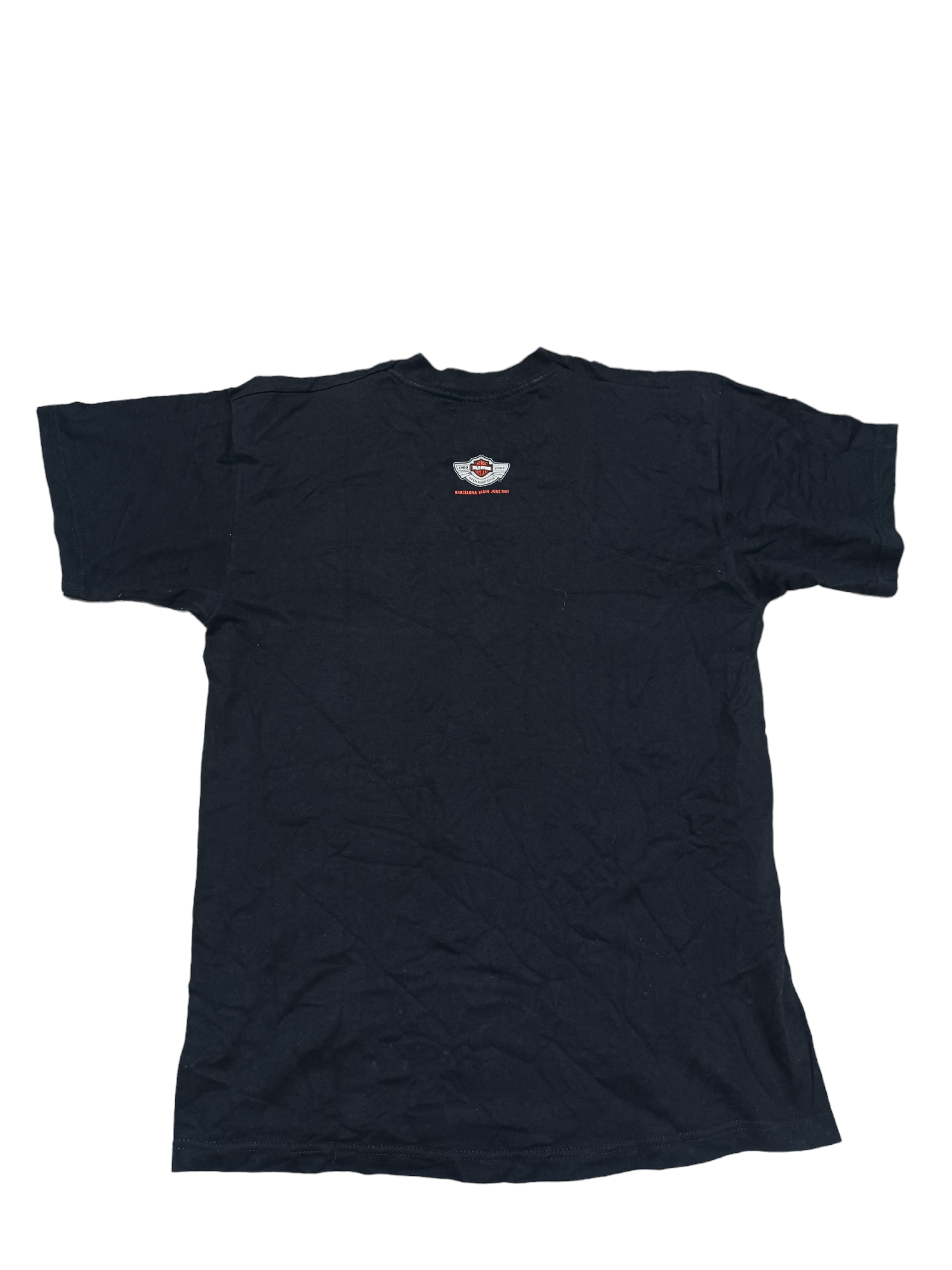 Harley Davidson × Vintage HARLEY DAVIDSON VINTAGE 2003 BARCELONA TEE Size US M / EU 48-50 / 2 - 2 Thumbnail