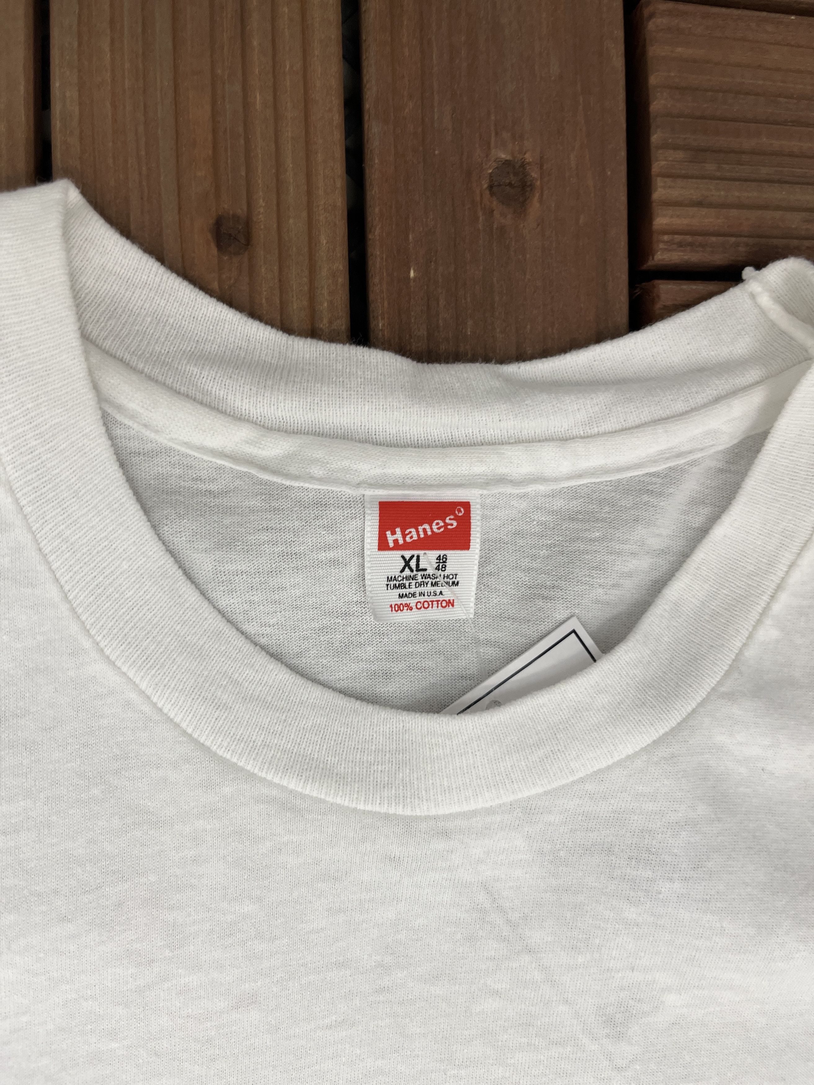 Vintage Santana Milagro Tour 1992 Crew Vintage White T-Shirt Tee Size US XL / EU 56 / 4 - 5 Thumbnail