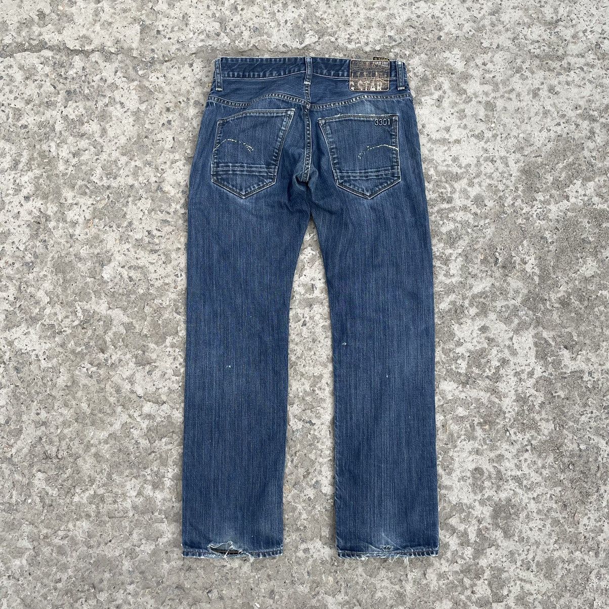 G-Star × Vintage Vintage G Star Raw 3301 Jeans Size 32 Fitted Y2K Style USA Size US 32 / EU 48 - 2 Thumbnail
