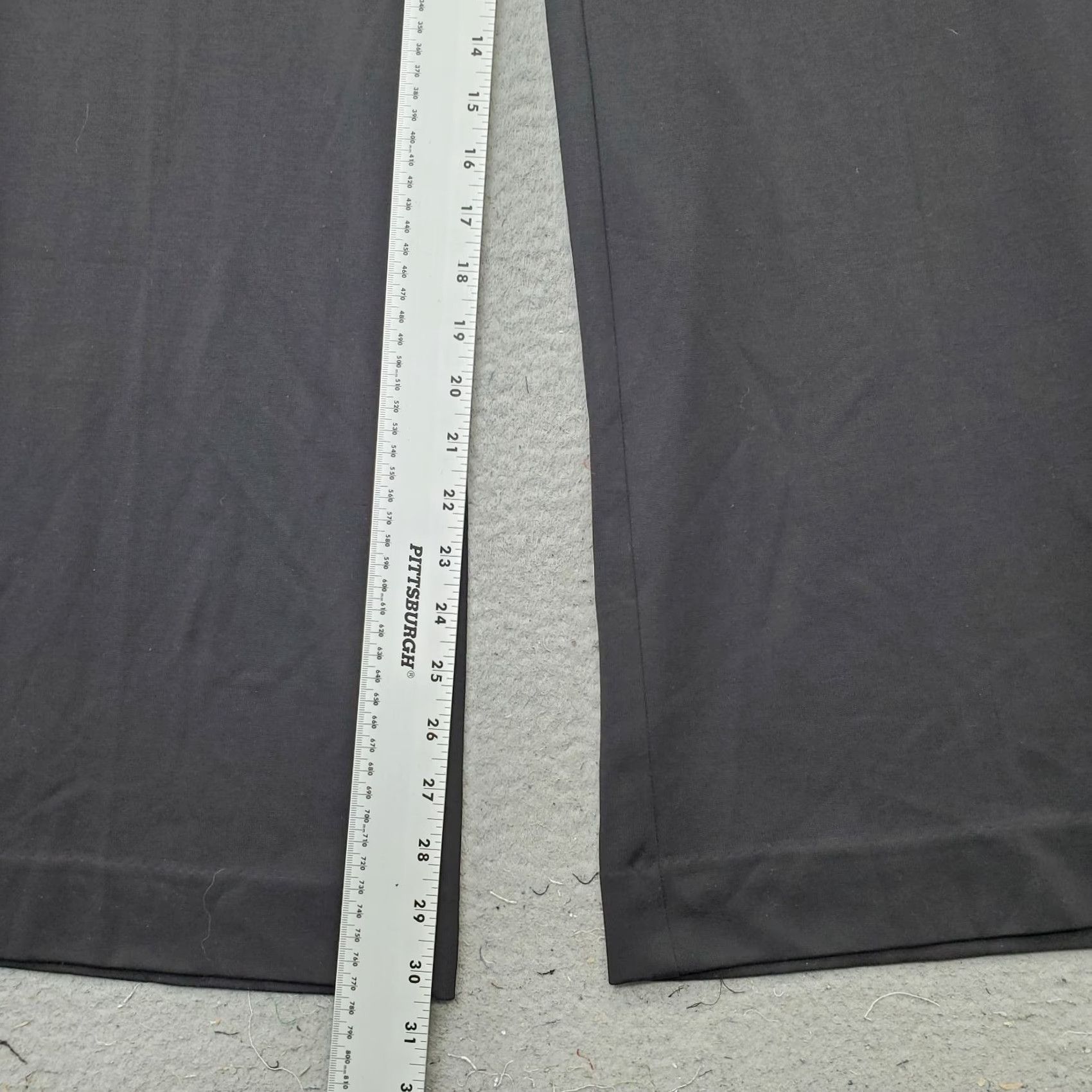 Vintage Chico's Trouser Pants Women 8 Black Ponte Stretch Relaxed Wide-Leg Pockets Shirt? Size 30" / US 8 / IT 44 - 4 Thumbnail