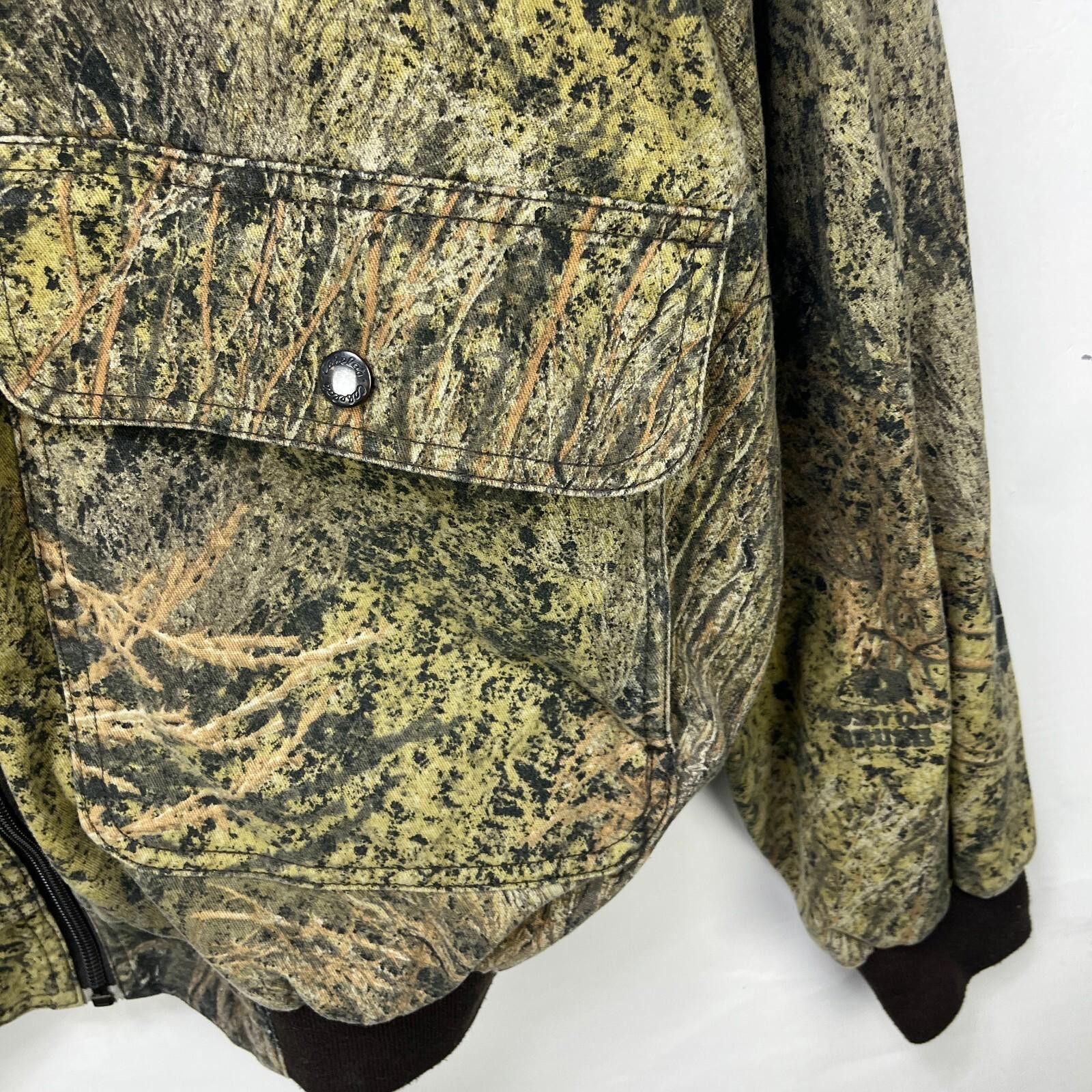 Cabelas Vintage Tree Camo Harrington Cabelas Jacket Hunting Medium Size ONE SIZE - 4 Thumbnail