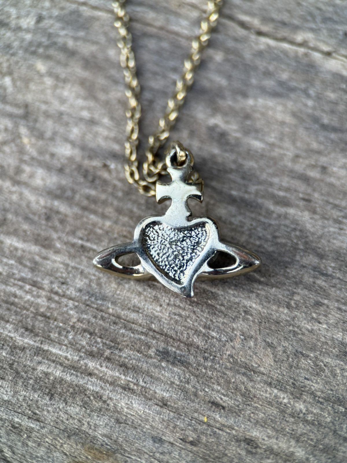 Vivienne Westwood Vivienne Westwood Diamante Heart Pendant Necklace Red Size ONE SIZE - 5 Thumbnail
