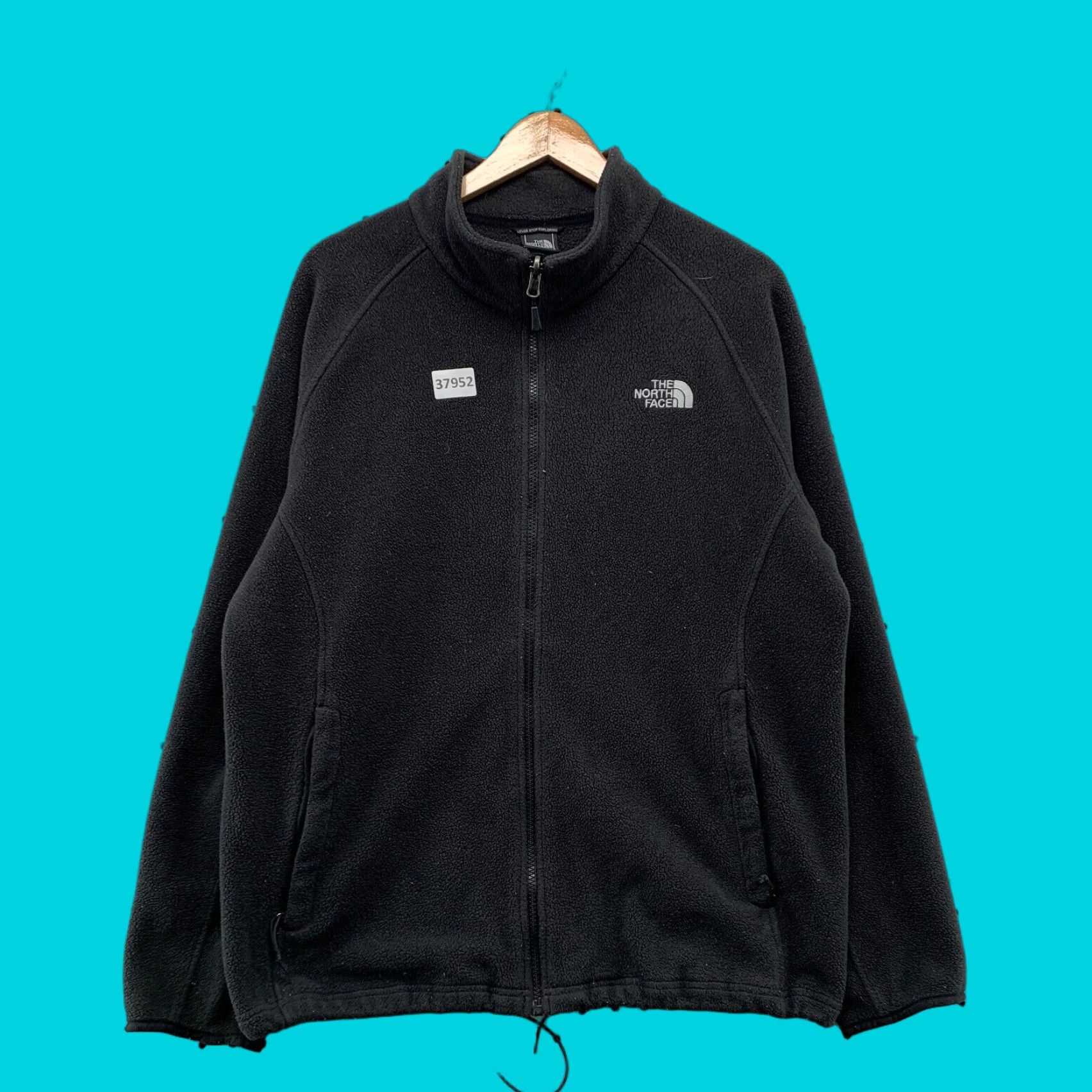 The North Face VINTAGE The North Face Jacket Mens L Black Fleece Long Sleeve Full Zip Outdoor 90s Mens Jacket Size US L / EU 52-54 / 3 - 1 Thumbnail