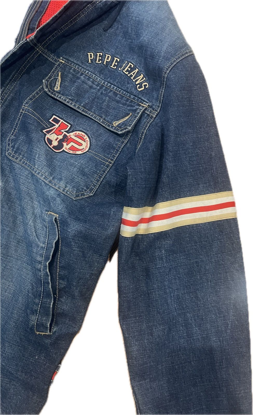 Pepe Jeans Pepe Jeans Denim Jacket Y2K Size US XXL / EU 58 / 5 - 15 Thumbnail