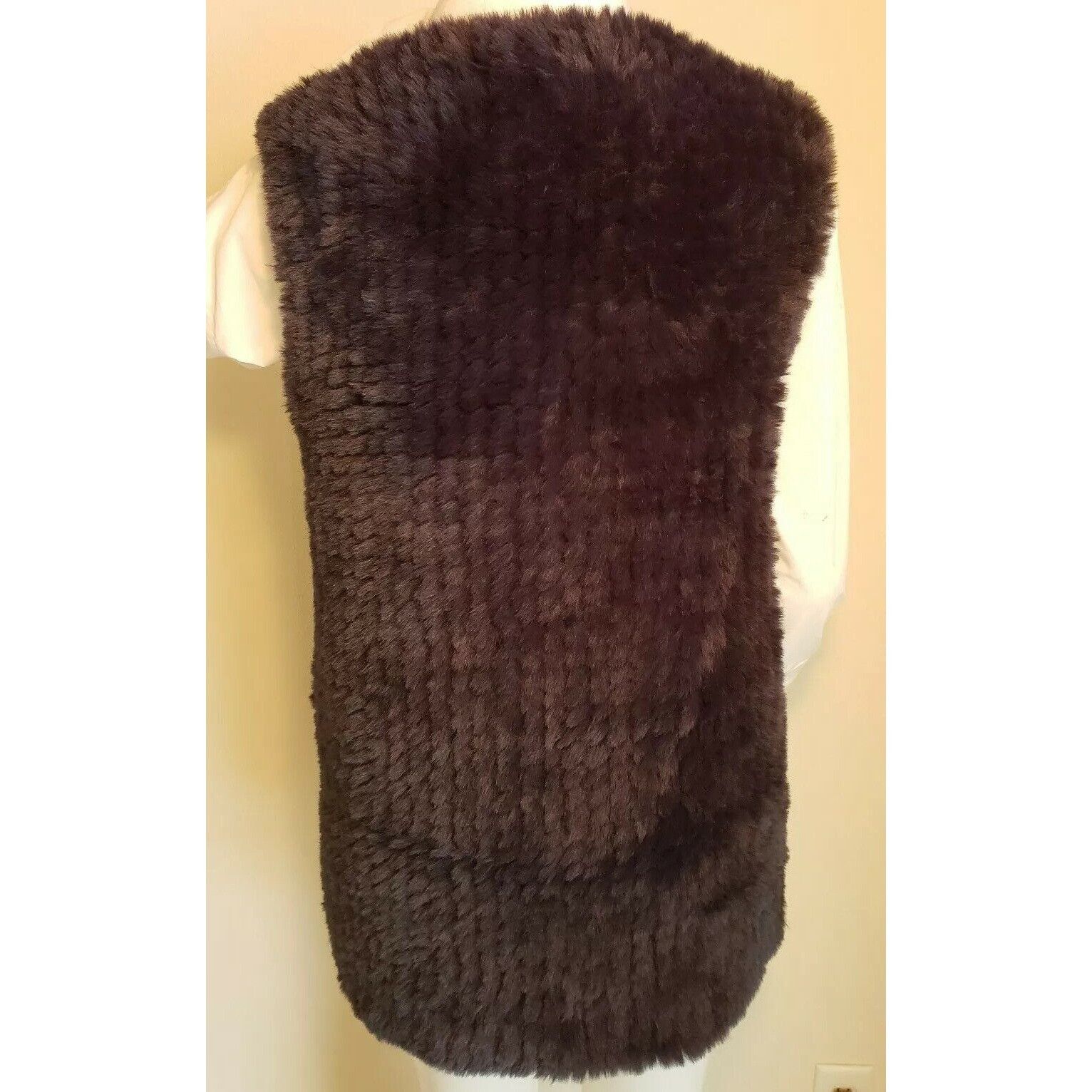 Other Love Token Faux Fur Vest Womens S Indigo Blue Sleeveless Jac Size S / US 4 / IT 40 - 8 Thumbnail
