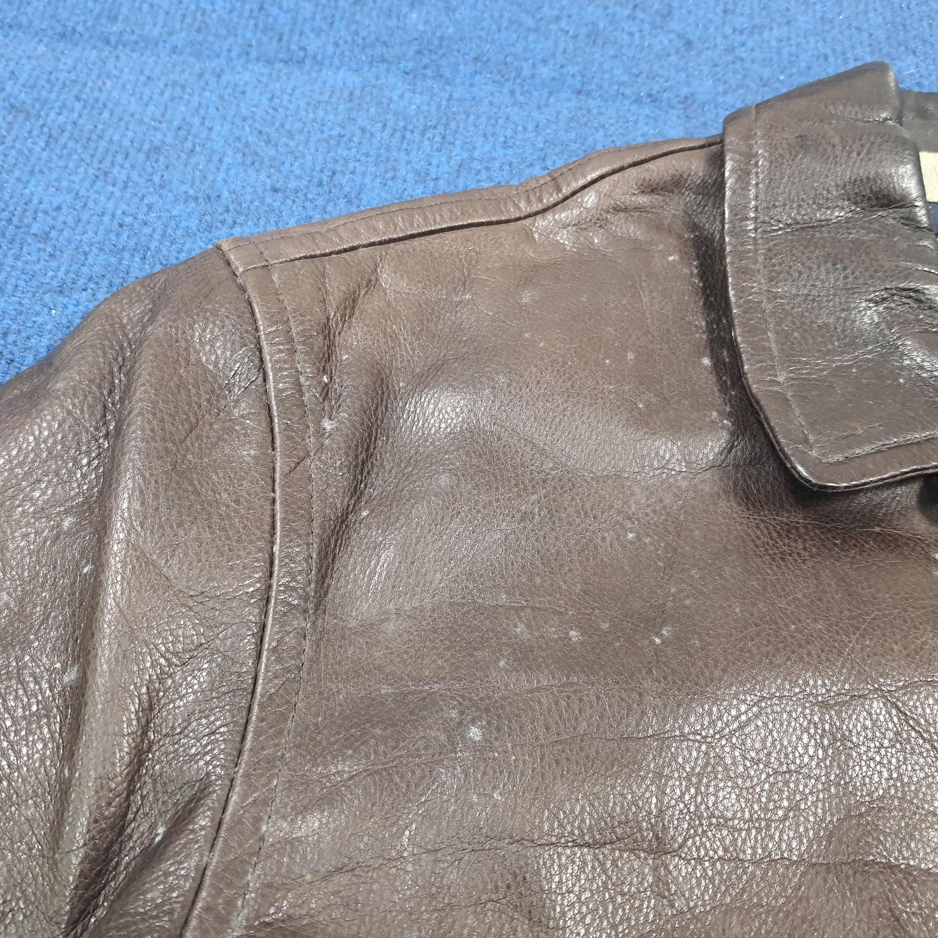 Nautica Nautica Vintage Custom Skeleton Bone Leather Jacket C290N28 Size US M / EU 48-50 / 2 - 14 Thumbnail