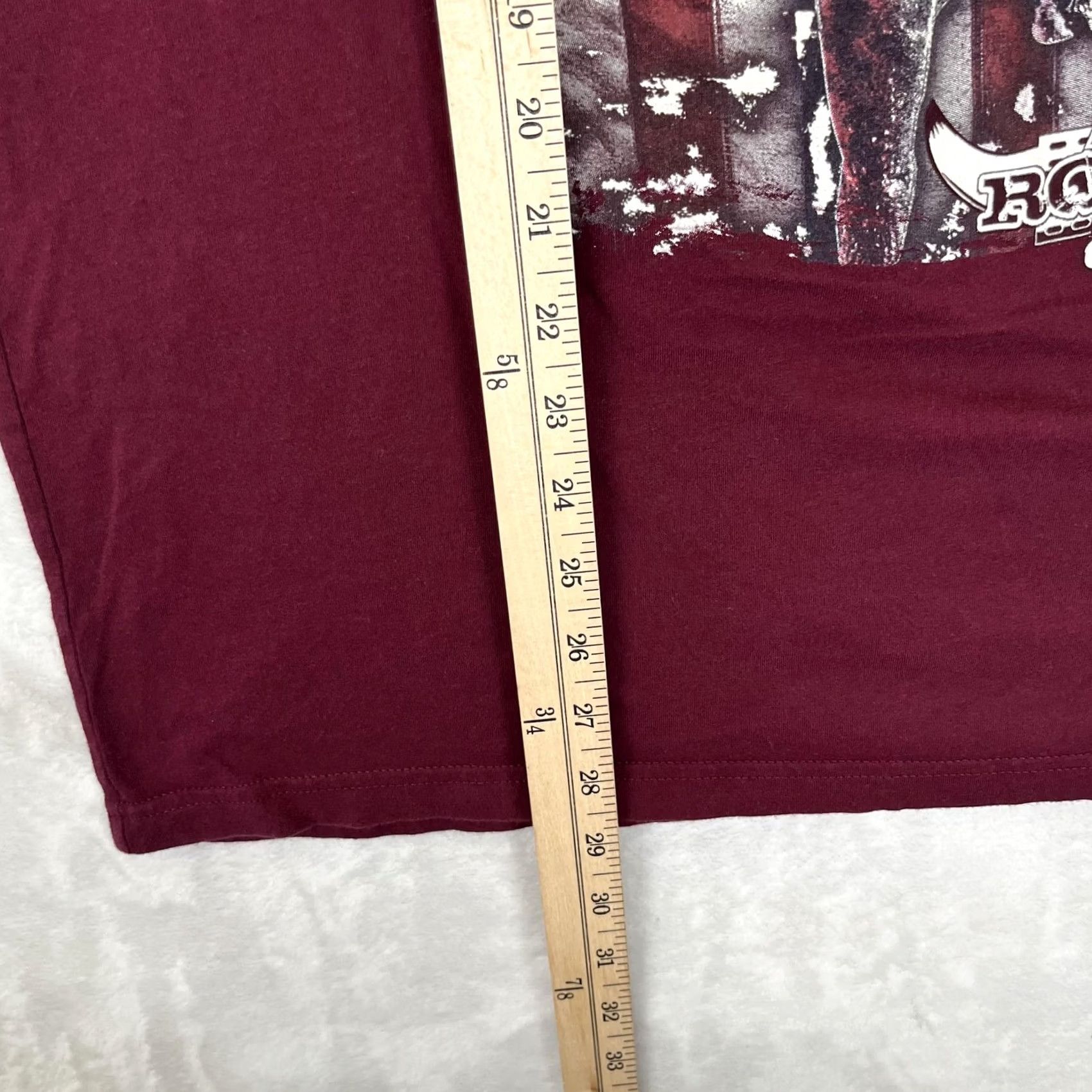 Vintage PBR Rockbar & Grill T-Shirt Mens XL Red Bull Rider Flag Rodeo Las Vegas Graphic Size US XL / EU 56 / 4 - 4 Thumbnail