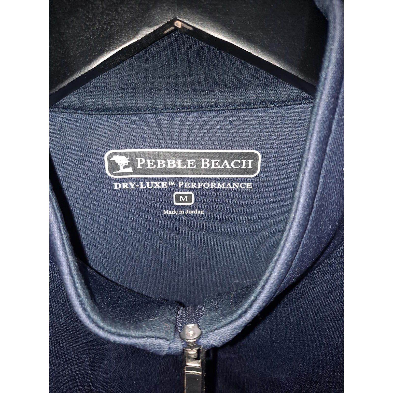 Other Pebble Beach Dry-Luxe Performance 1/4 Zip Blue Sweatshirt Si Size US M / EU 48-50 / 2 - 3 Thumbnail