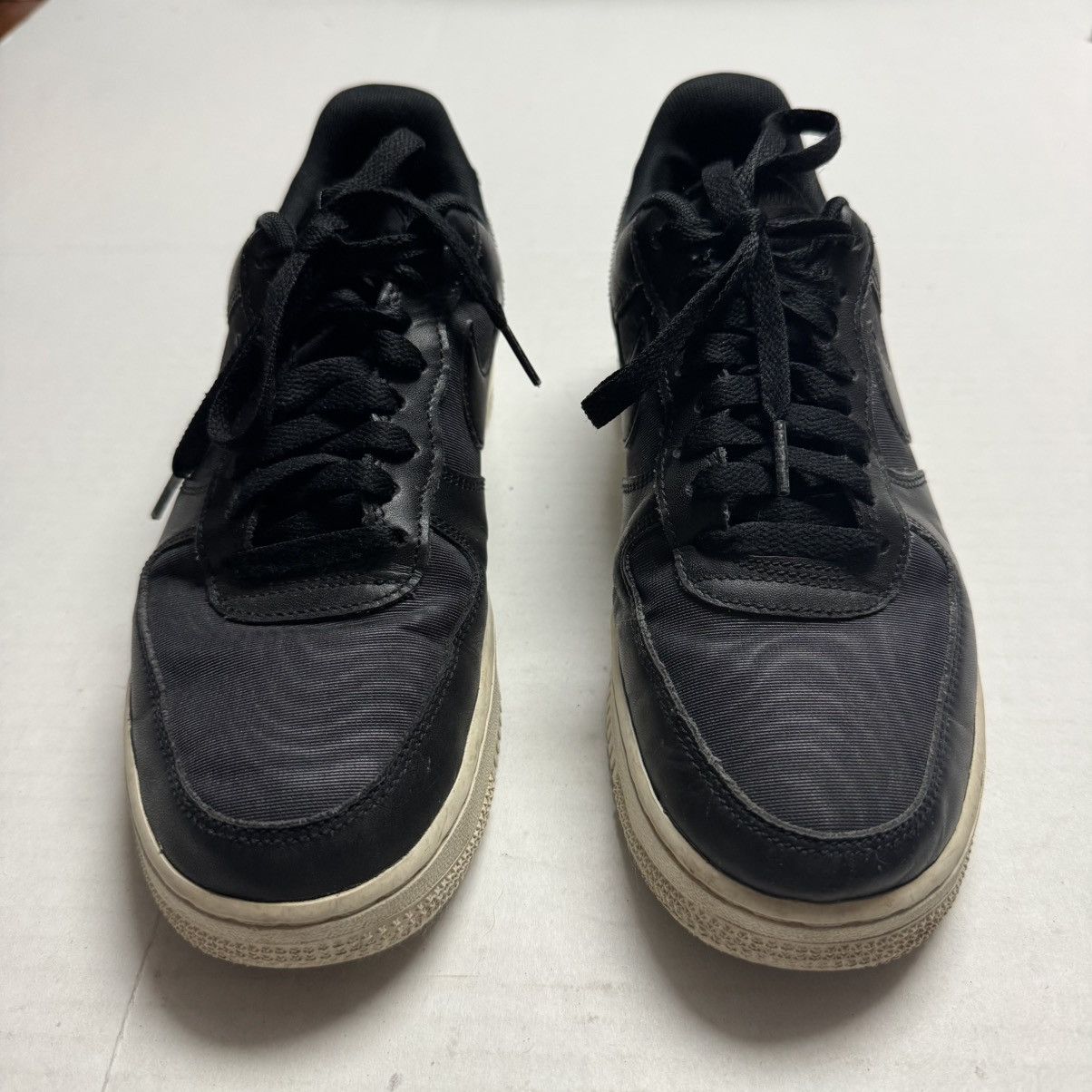 Nike Nike Air Force 1 Low Nylon Black White Size: 8 Size US 8 / EU 41 - 1 Thumbnail
