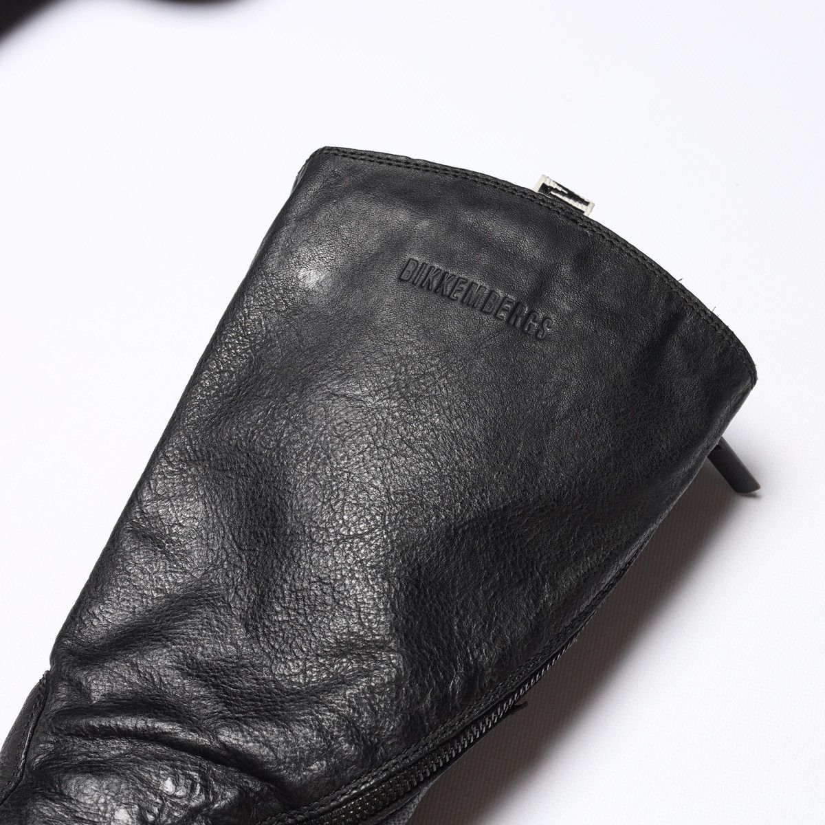 Dirk Bikkembergs Dirk Bikkembergs Thigh High Boots Leather Knee Zip Shoes Size US 7 / IT 37 - 5 Thumbnail