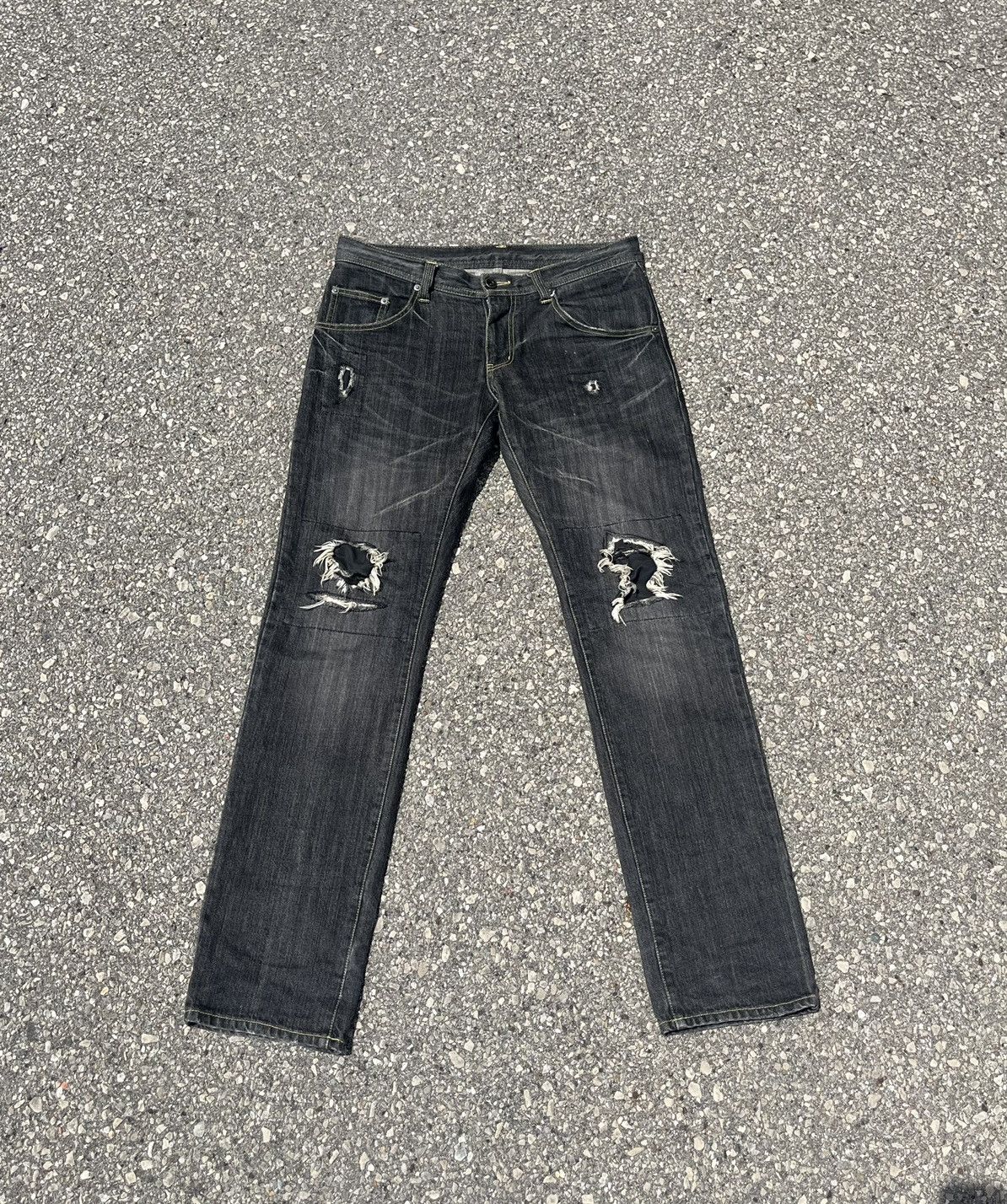 Tete Homme Distressed Slim Jeans