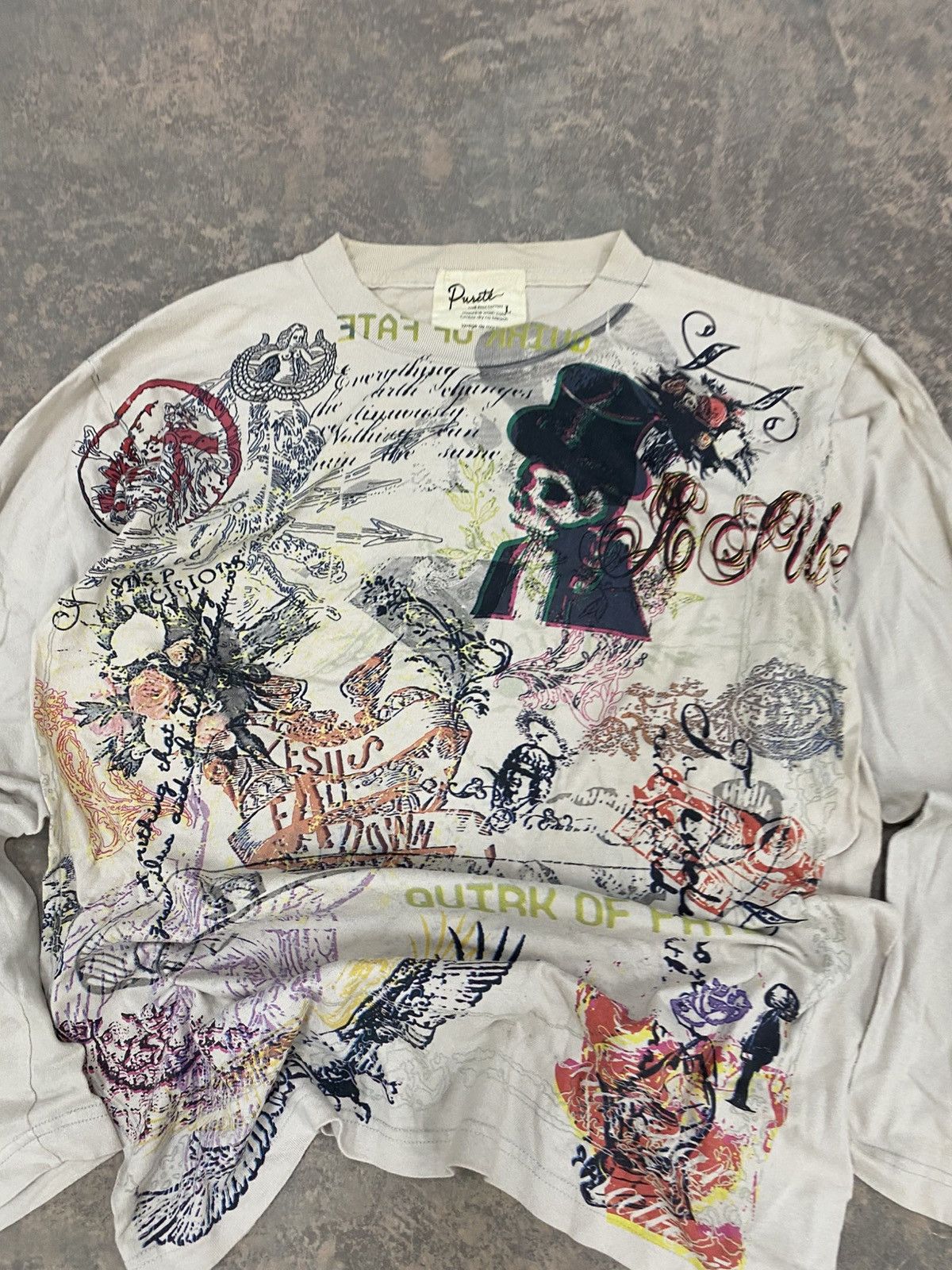 Hysteric Glamour Pureté Motion Print Skull Poem Y2K Punk grunge Size US M / EU 48-50 / 2 - 12 Thumbnail
