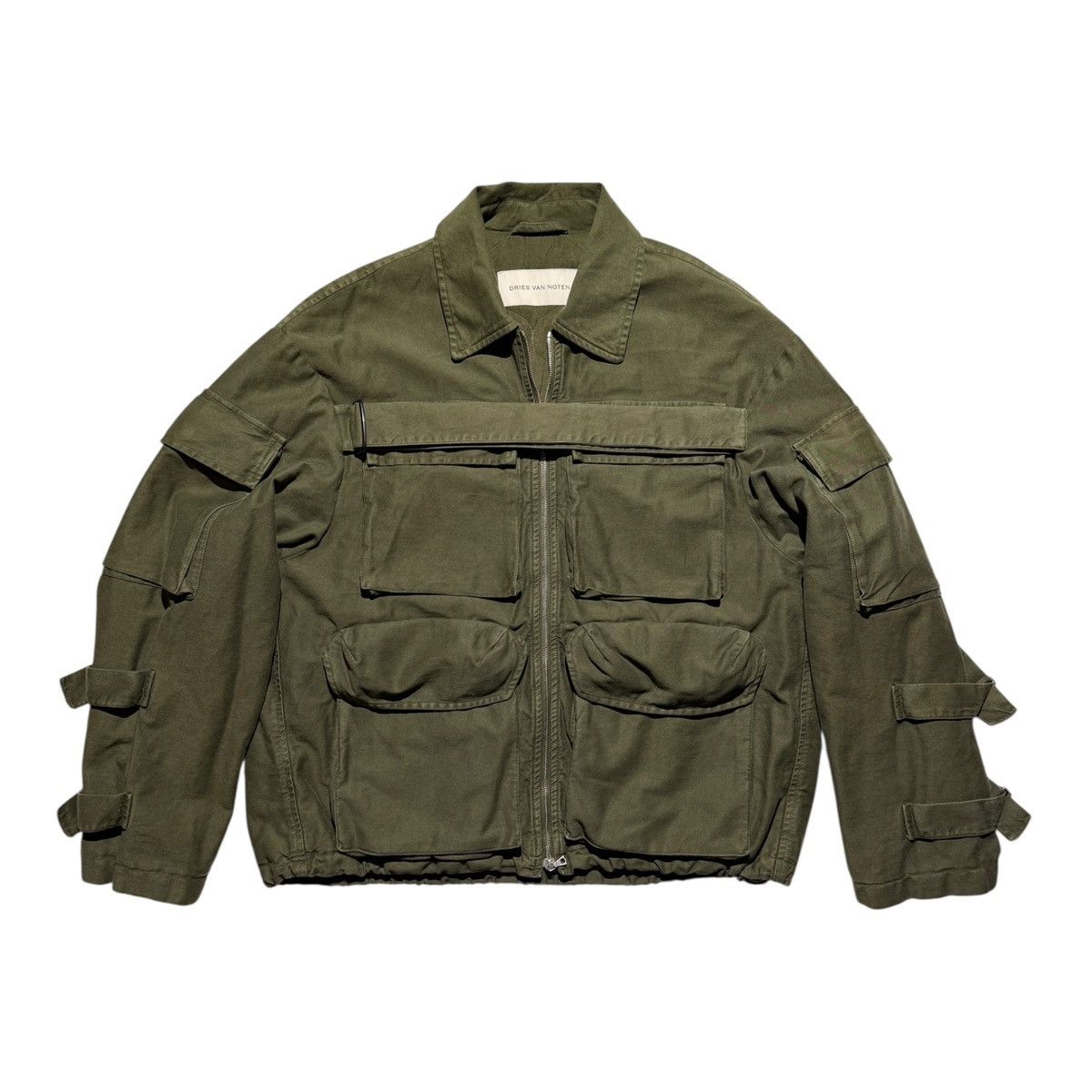 Dries Van Noten FW23 cargo strapped bomber Size US M / EU 48-50 / 2 - 1 Thumbnail