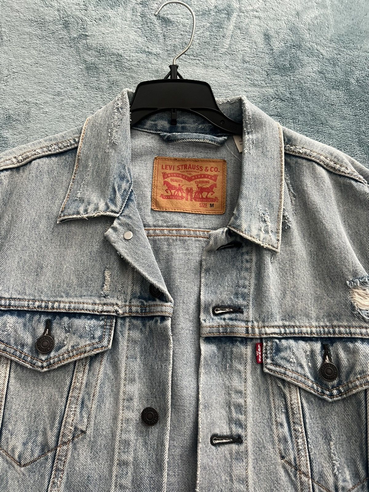 Levi's Levi Strauss & Co. Vintage Denim Jacket Size US M / EU 48-50 / 2 - 2 Thumbnail