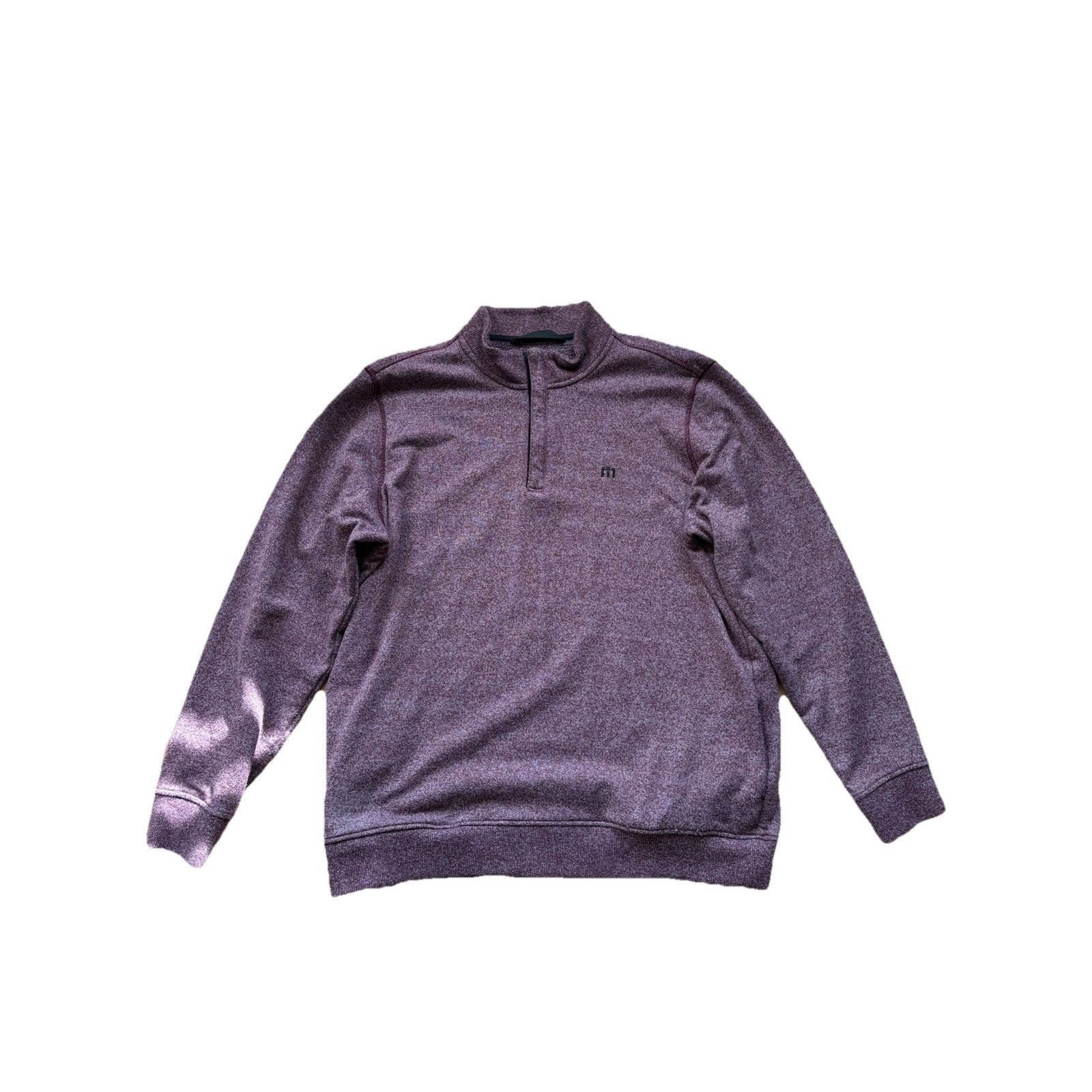 TravisMathew Travis Mathew Sweater Mens Red Golf Quarter Zip Pullover XL Size US XL / EU 56 / 4 - 1 Thumbnail