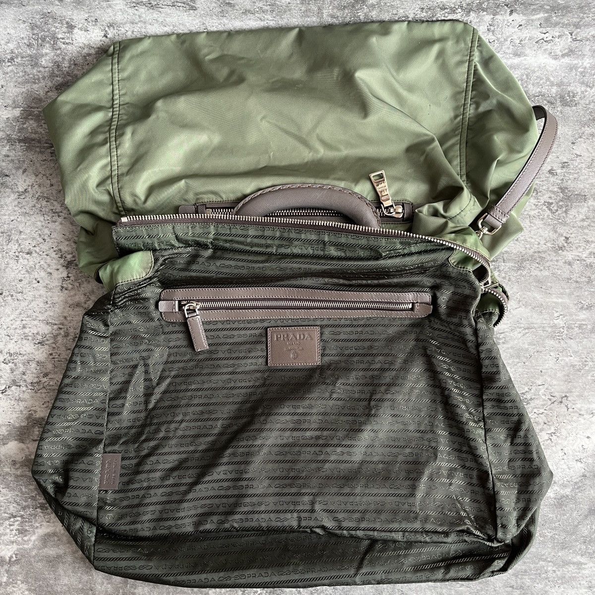 Prada Prada Nylon Saffi Travel 2-Way Large Bag Size ONE SIZE - 22 Thumbnail