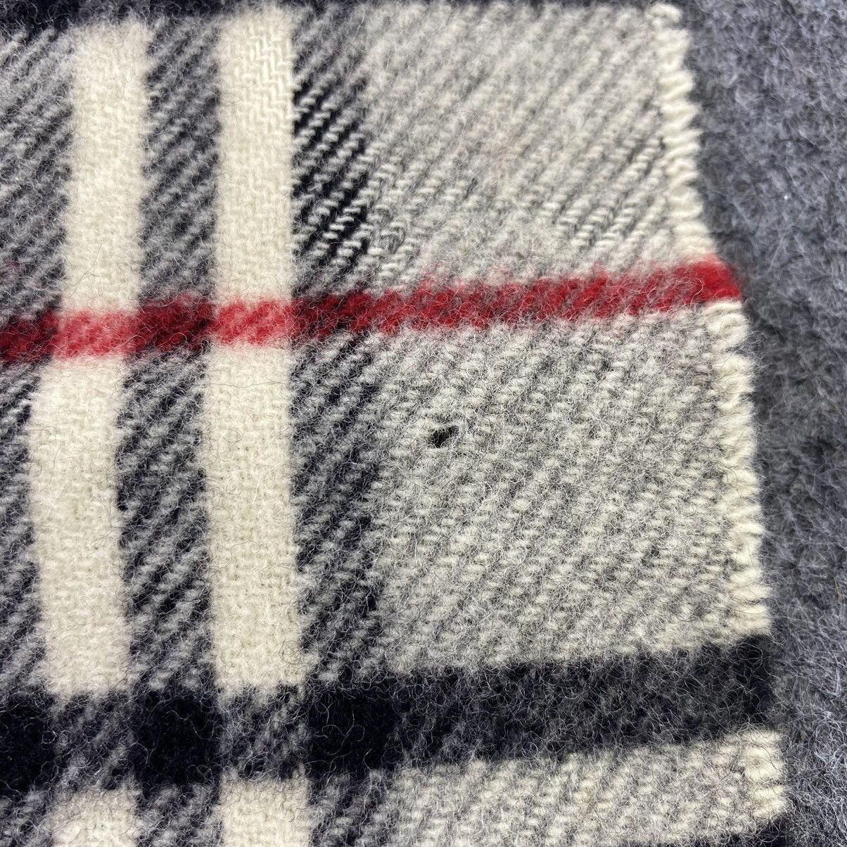 Burberry × Vintage Burberry Wool Muffler / Scarf / Neckwear -T1305 Size ONE SIZE - 6 Thumbnail