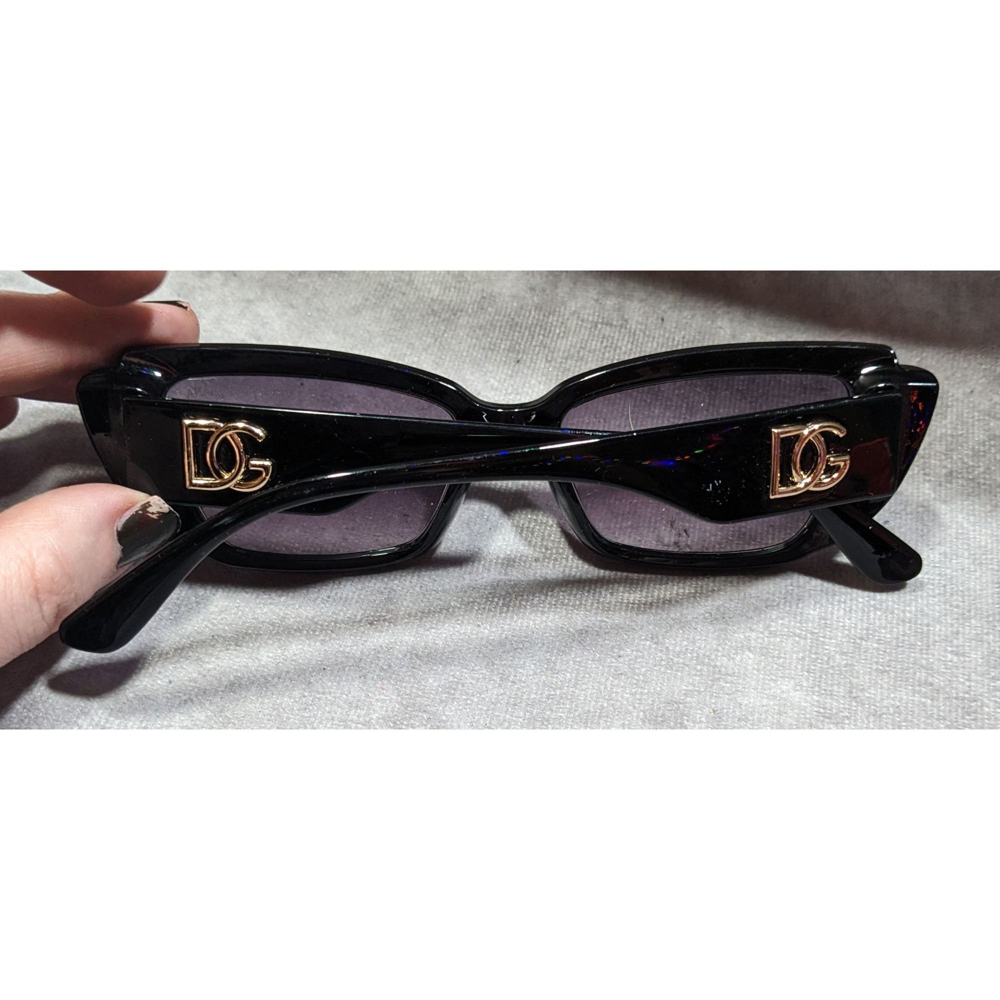 Dolce & Gabbana Dolce & Gabbana 2092 Black Retro Cateye Sunglasses Made In I Size ONE SIZE - 4 Thumbnail